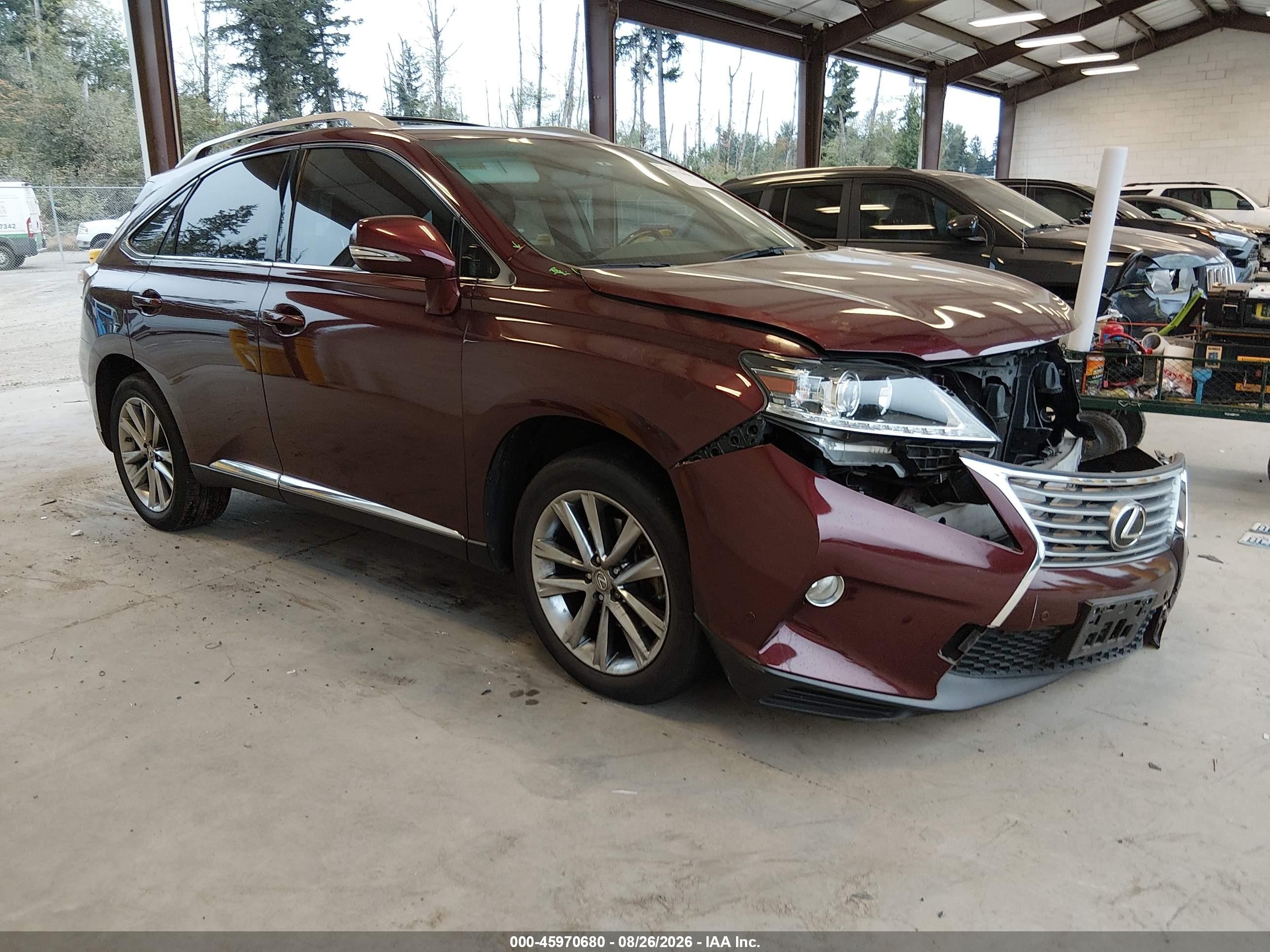 2014 Lexus RX 350 VIN JTJZK1BA4E2419233 — IAAI salvage auction photo