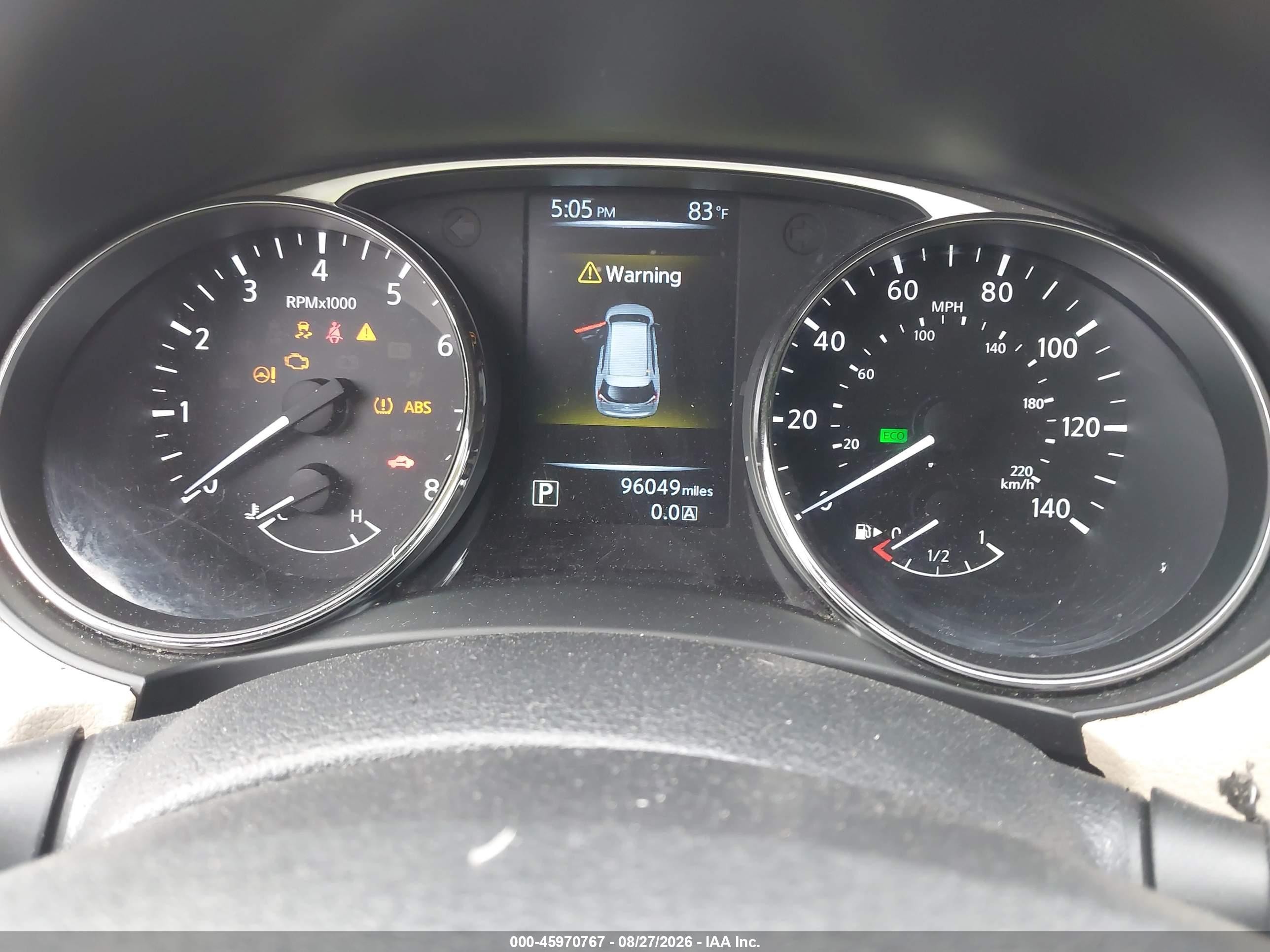 2016 Nissan Rogue VIN KNMAT2MT1GP718329 IAAI salvage auction — Rear End, Salvage Certificate (California), sold $1,400 on 2026-09-12 (photo 7)