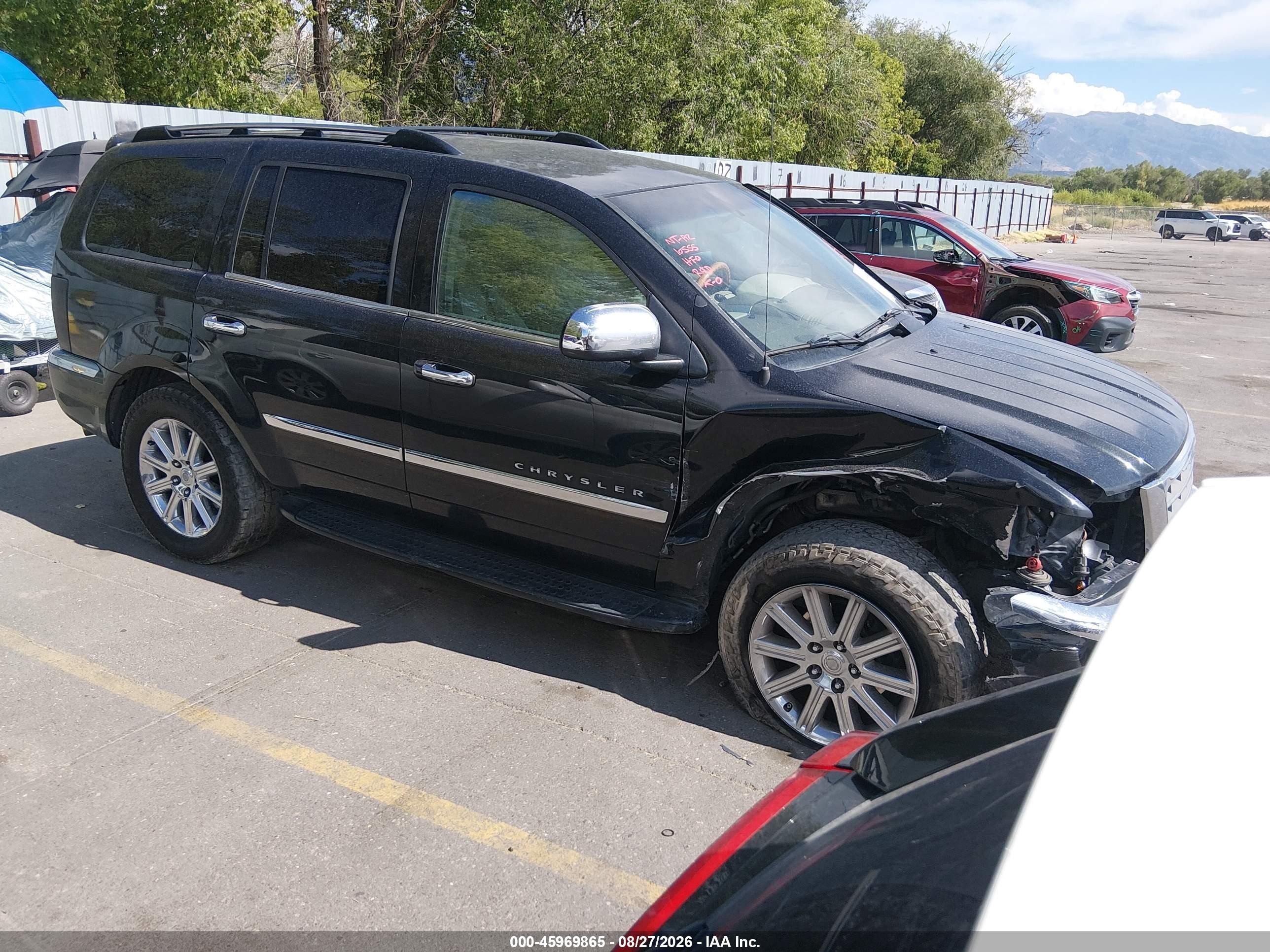 2009 Chrysler Aspen VIN 1A8HX58P29F701381 IAAI salvage auction — Front End, Salvage (Utah), sold $400 on 2026-10-02 (photo 1)