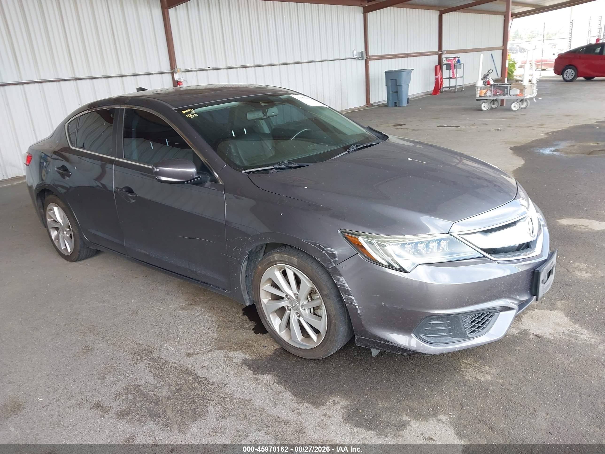 2018 Acura ILX VIN 19UDE2F74JA000230 IAAI salvage auction — Unknown, Salvage (California), sold $4,050 on 2026-09-27 (photo 1)