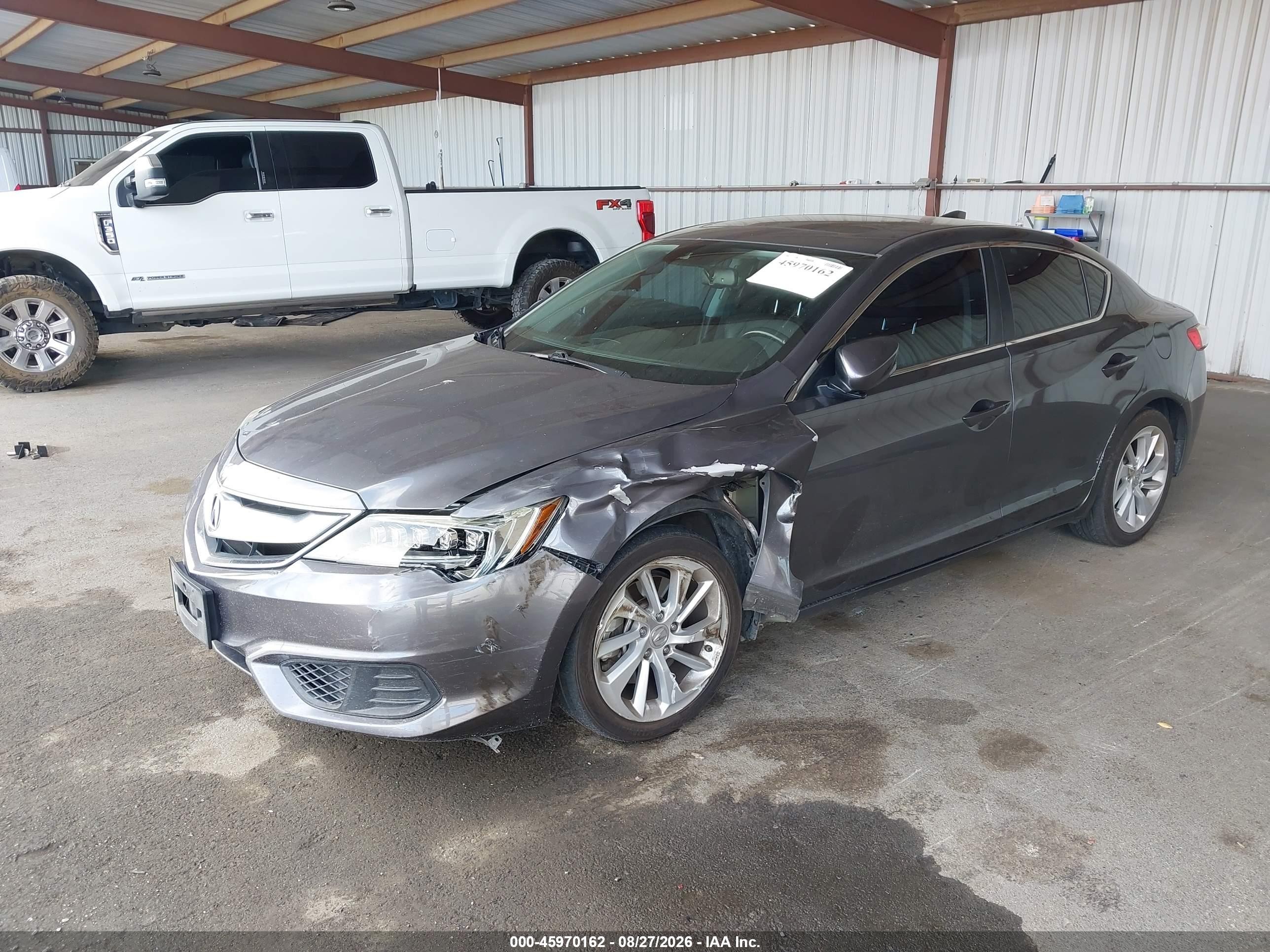 2018 Acura ILX VIN 19UDE2F74JA000230 IAAI salvage auction — Unknown, Salvage (California), sold $4,050 on 2026-09-27 (photo 2)