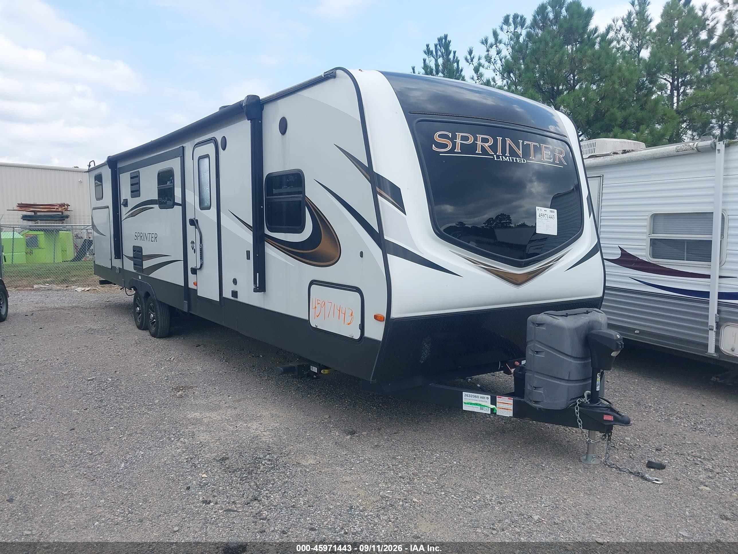 2021 Keystone Spirit VIN 4YDT34127M1533486 — IAAI salvage auction photo