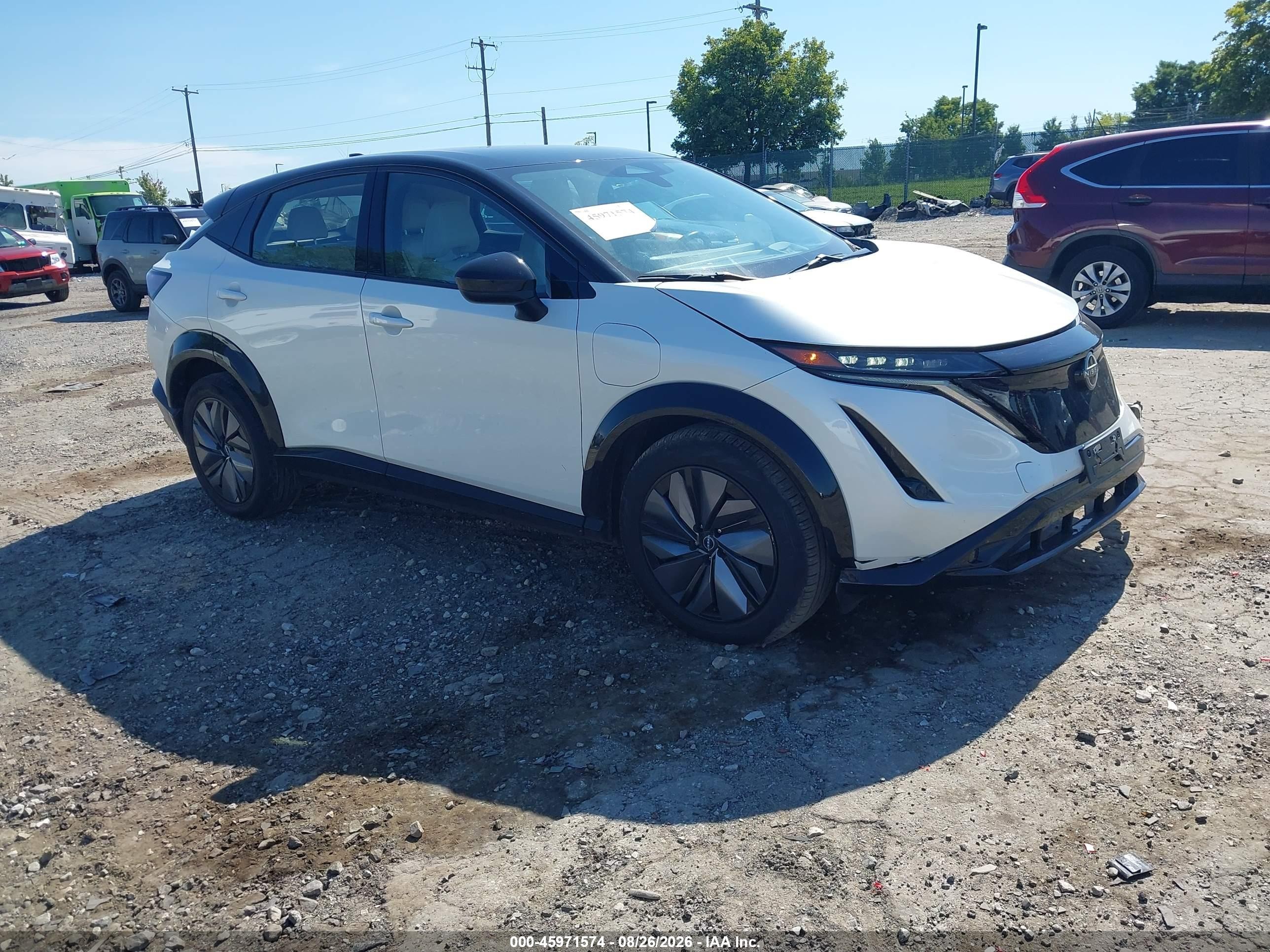 2024 Nissan Ariya VIN JN1CF0BB3RM730052 — IAAI salvage auction photo