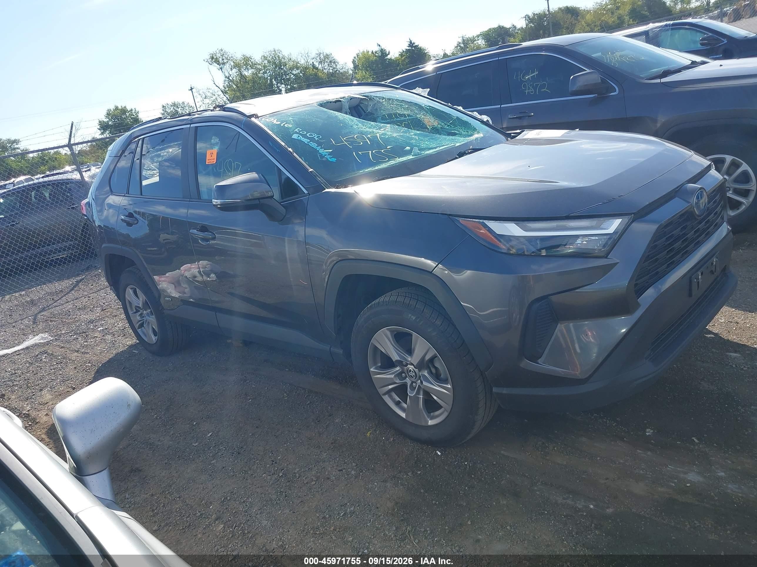 2024 Toyota RAV4 Hybrid VIN 4T3RWRFV9RU159038 — IAAI salvage auction photo