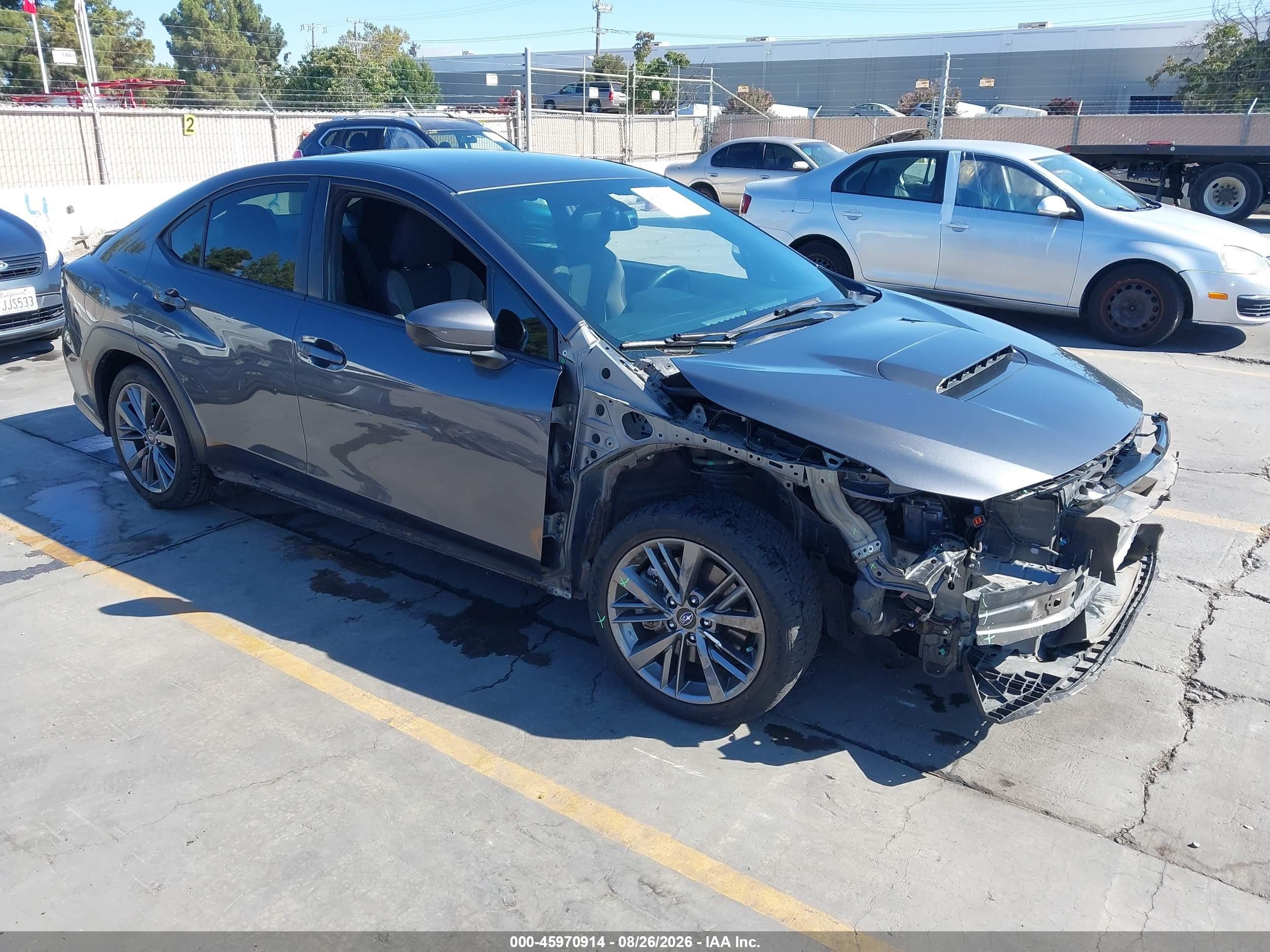 2022 Subaru WRX VIN JF1VBAA66N9014051 — IAAI salvage auction photo