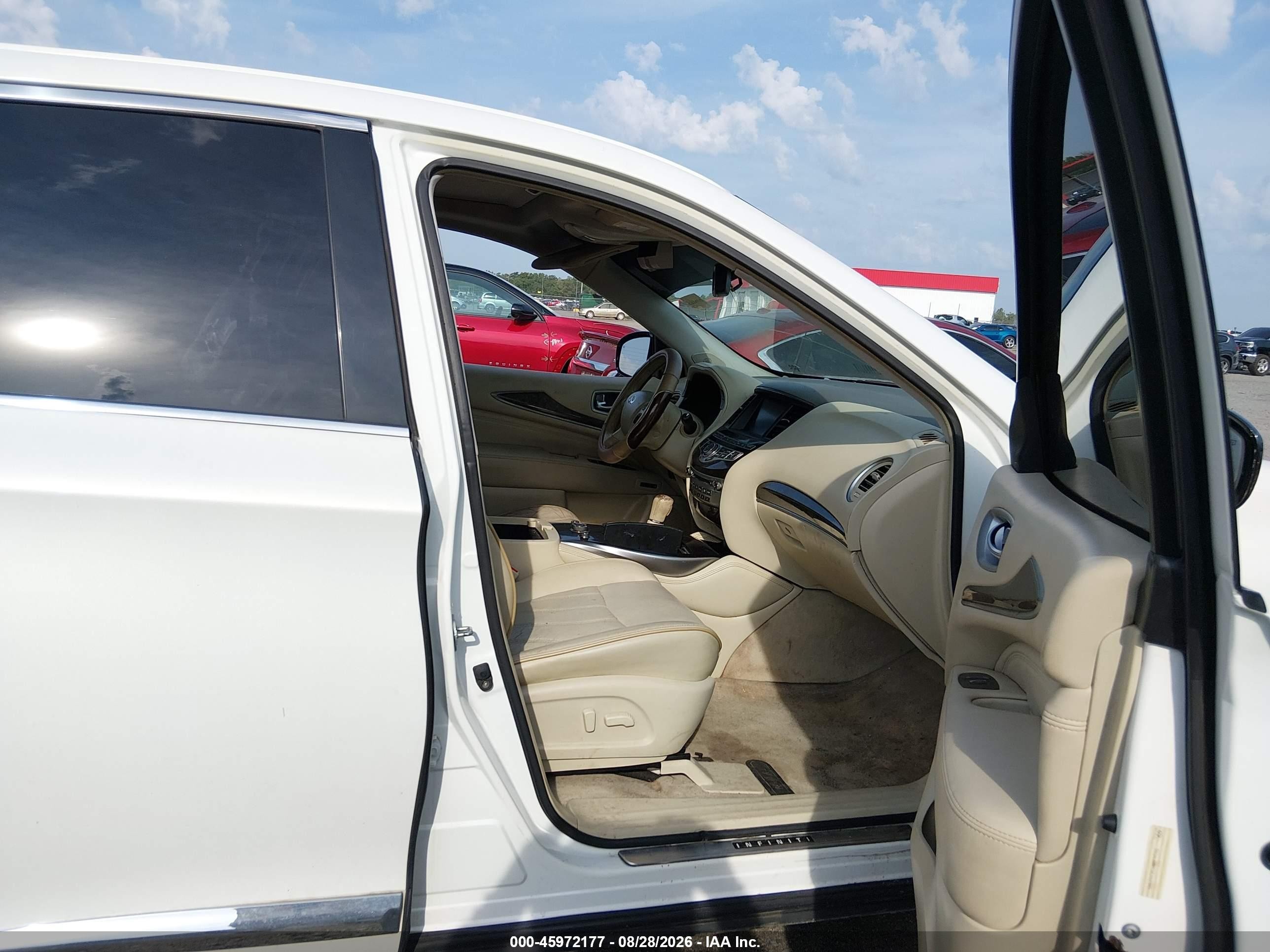 2013 Infiniti Jx VIN 5N1AL0MM5DC312940 IAAI salvage auction — Normal Wear, Clear (Arkansas), sold $1,000 on 2026-09-18 (photo 5)