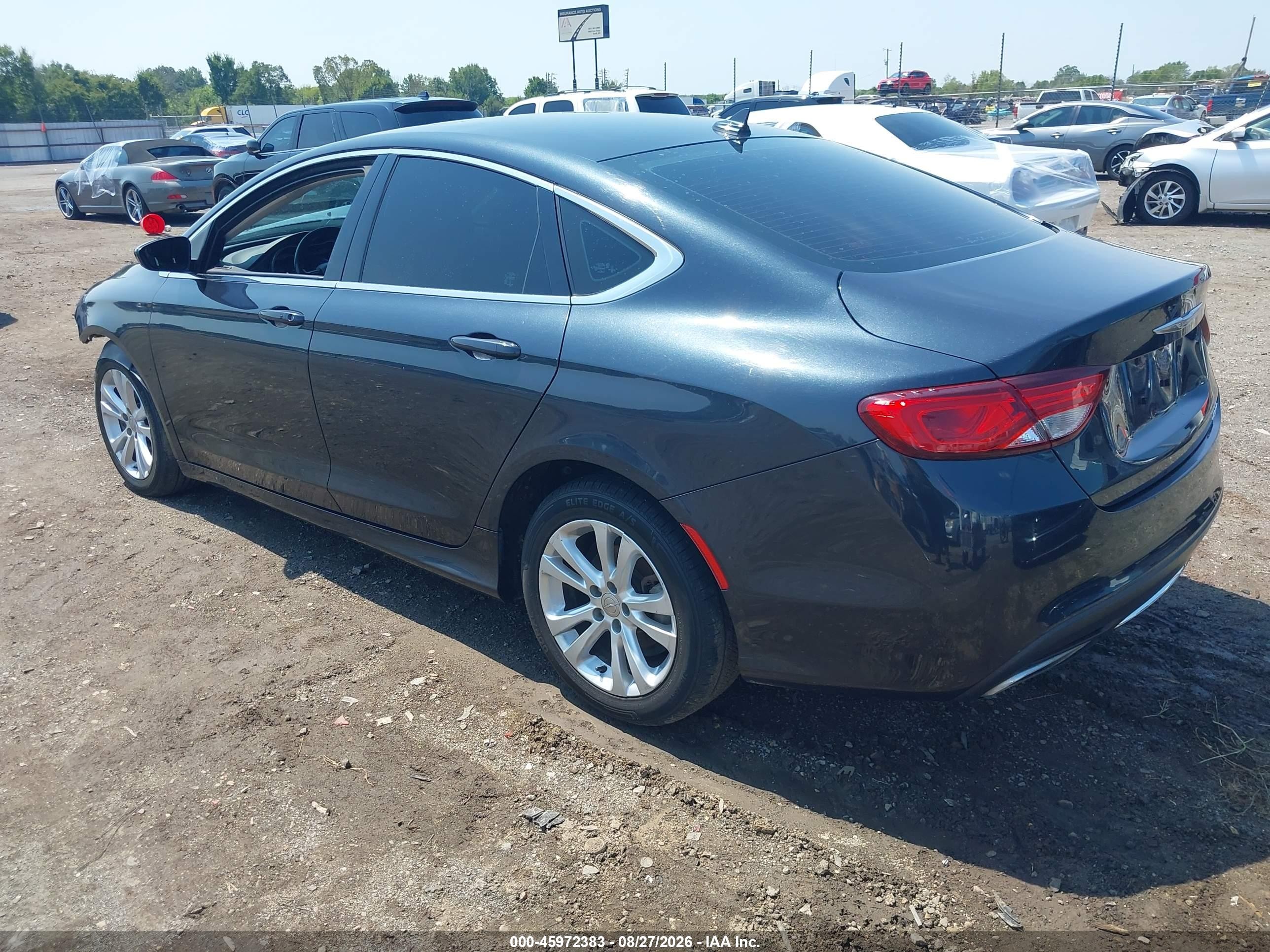 2017 Chrysler 200 VIN 1C3CCCAG0HN510630 IAAI salvage auction — Front End, Salvage (Arkansas), sold $825 on 2026-09-18 (photo 3)