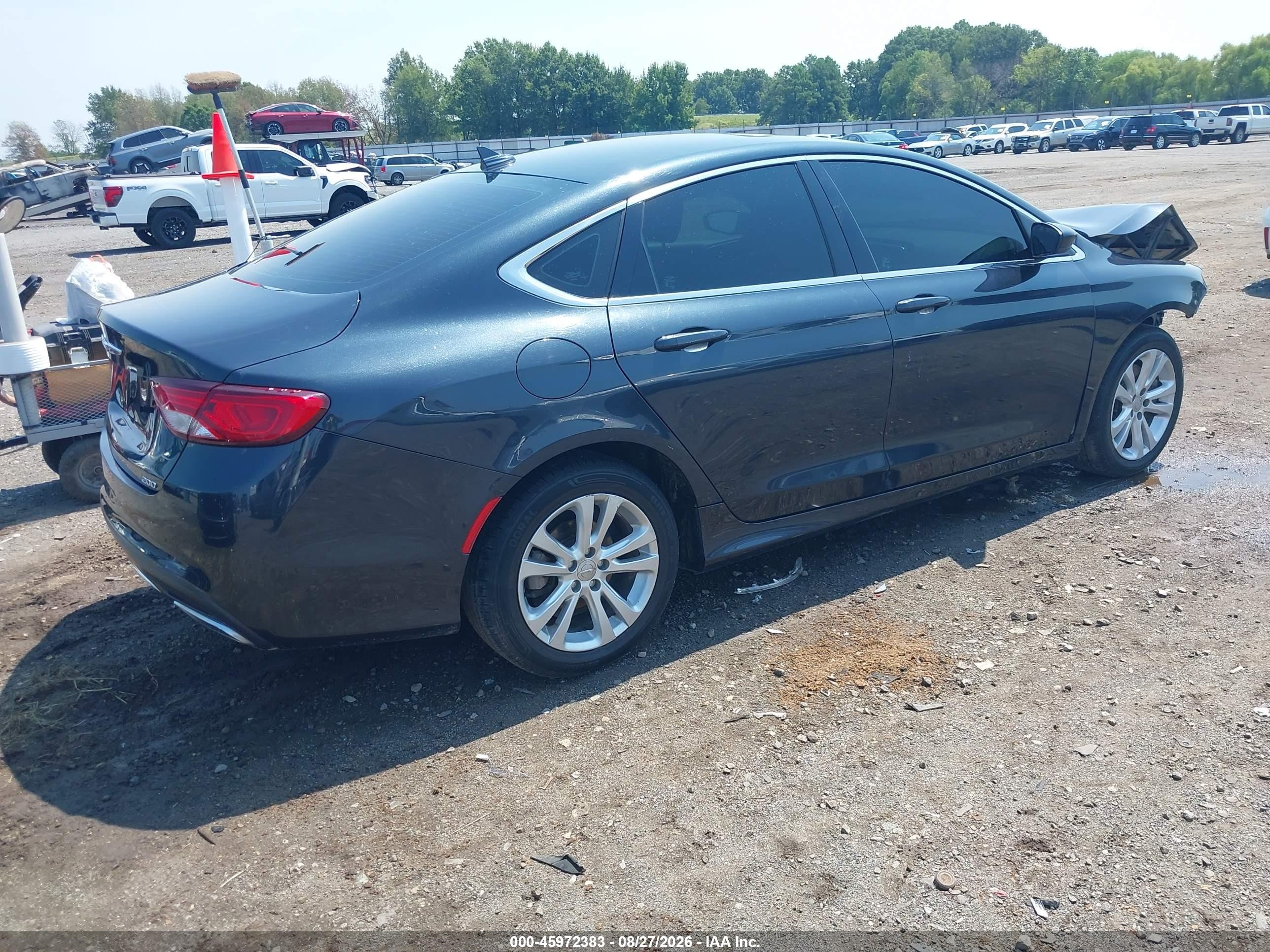 2017 Chrysler 200 VIN 1C3CCCAG0HN510630 IAAI salvage auction — Front End, Salvage (Arkansas), sold $825 on 2026-09-18 (photo 4)