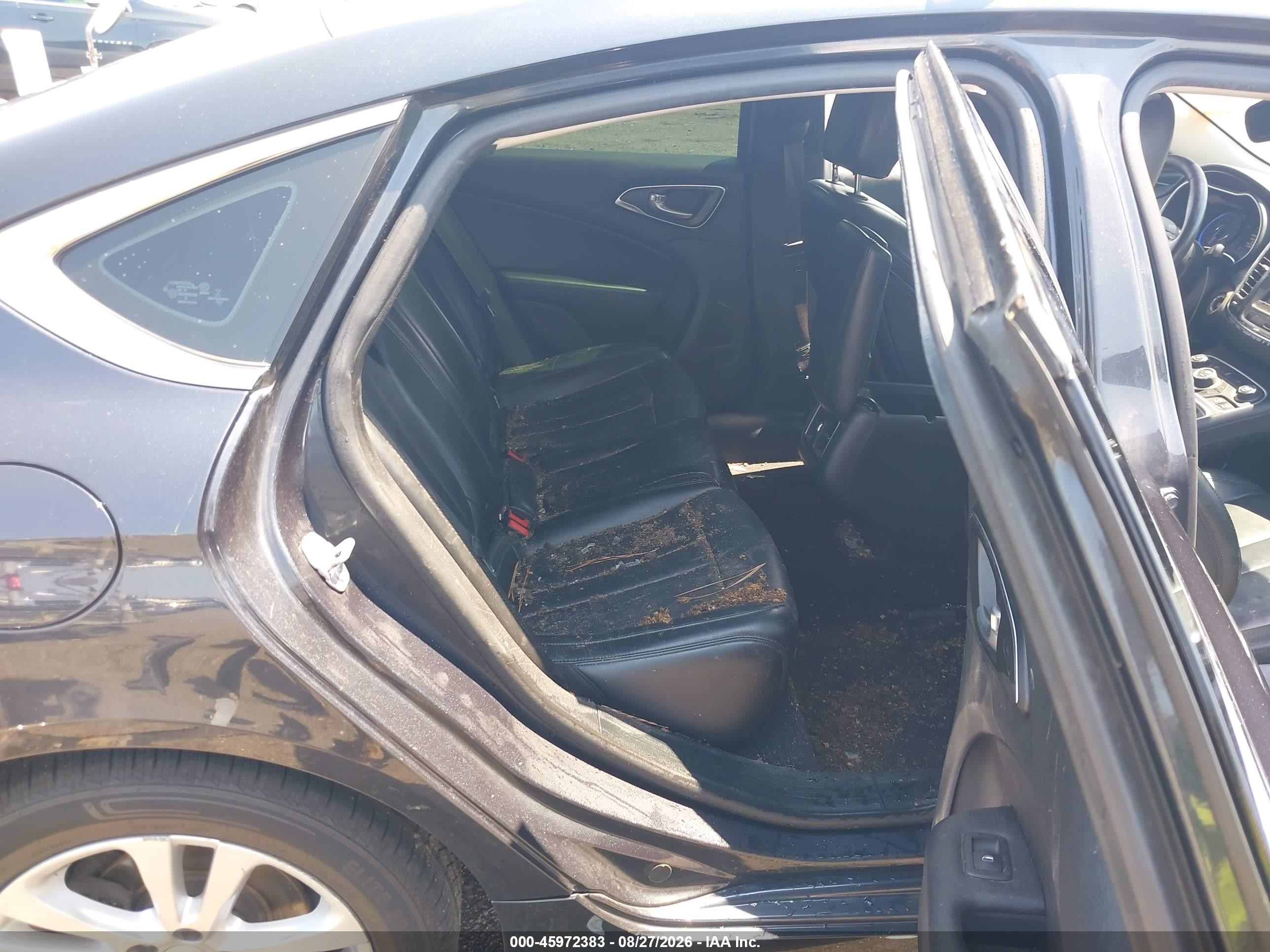 2017 Chrysler 200 VIN 1C3CCCAG0HN510630 IAAI salvage auction — Front End, Salvage (Arkansas), sold $825 on 2026-09-18 (photo 8)