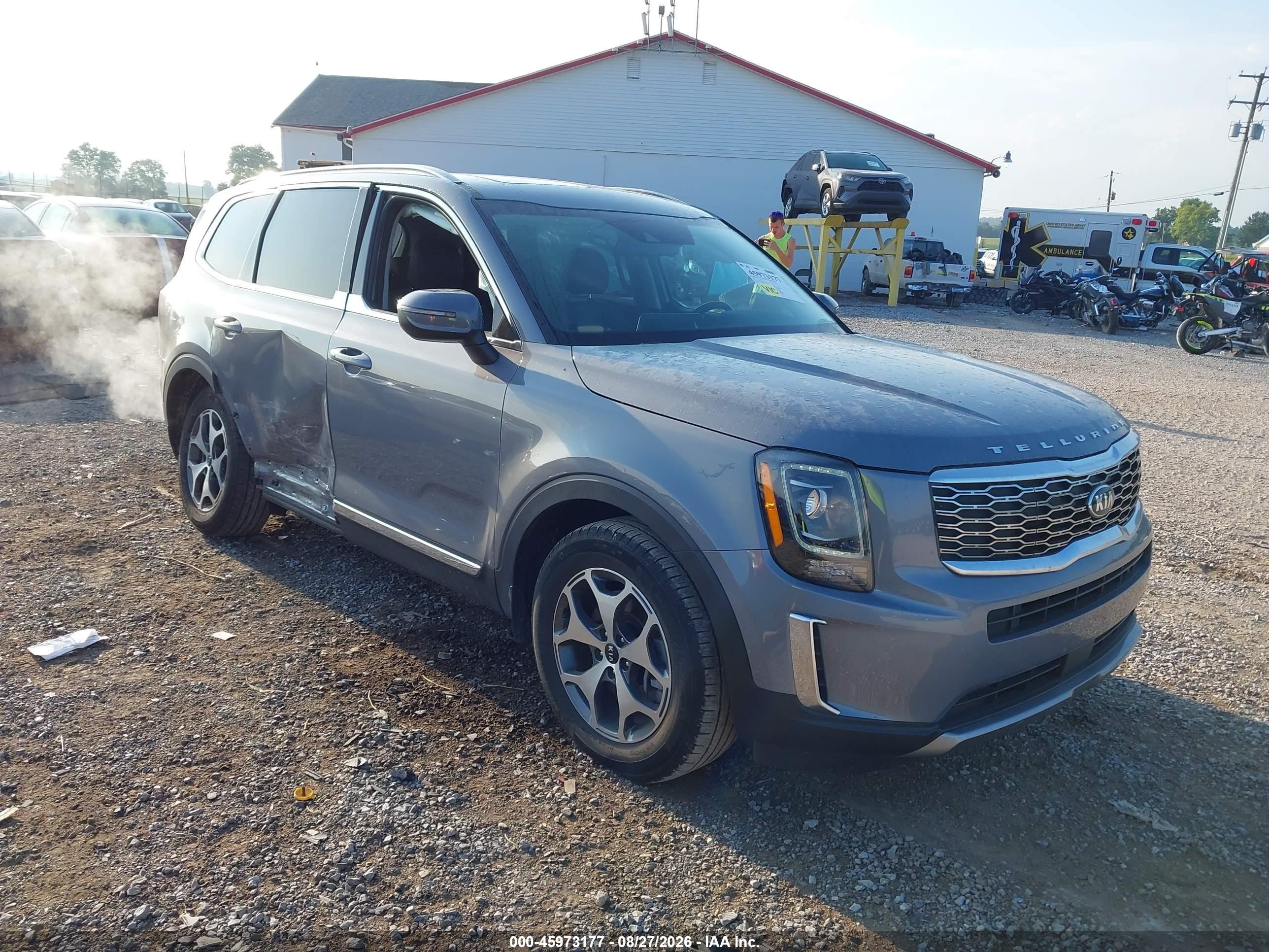 2021 Kia Telluride VIN 5XYP3DHC1MG133474 — IAAI salvage auction photo