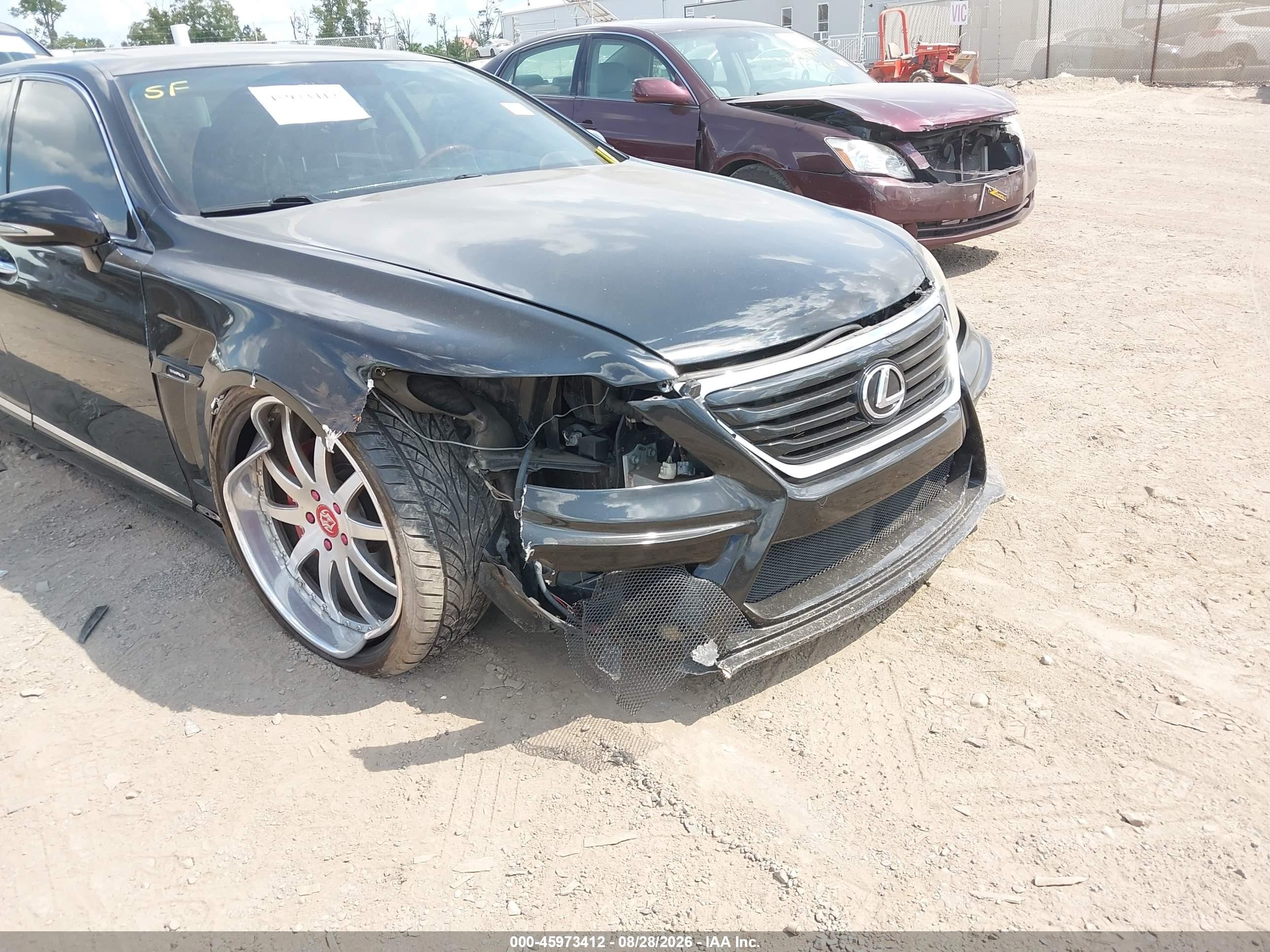 2008 Lexus Ls VIN JTHBL46FX85076535 IAAI salvage auction — Front End, Salvage (Ohio), sold $1,050 on 2026-10-01 (photo 6)