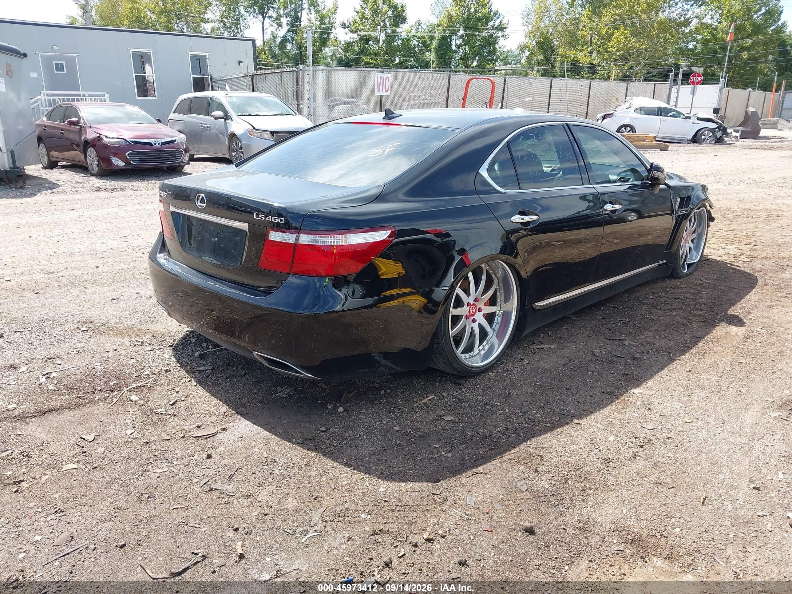 2008 Lexus Ls VIN JTHBL46FX85076535 IAAI salvage auction — Front End, Salvage (Ohio), sold $1,050 on 2026-10-01 (photo 4)