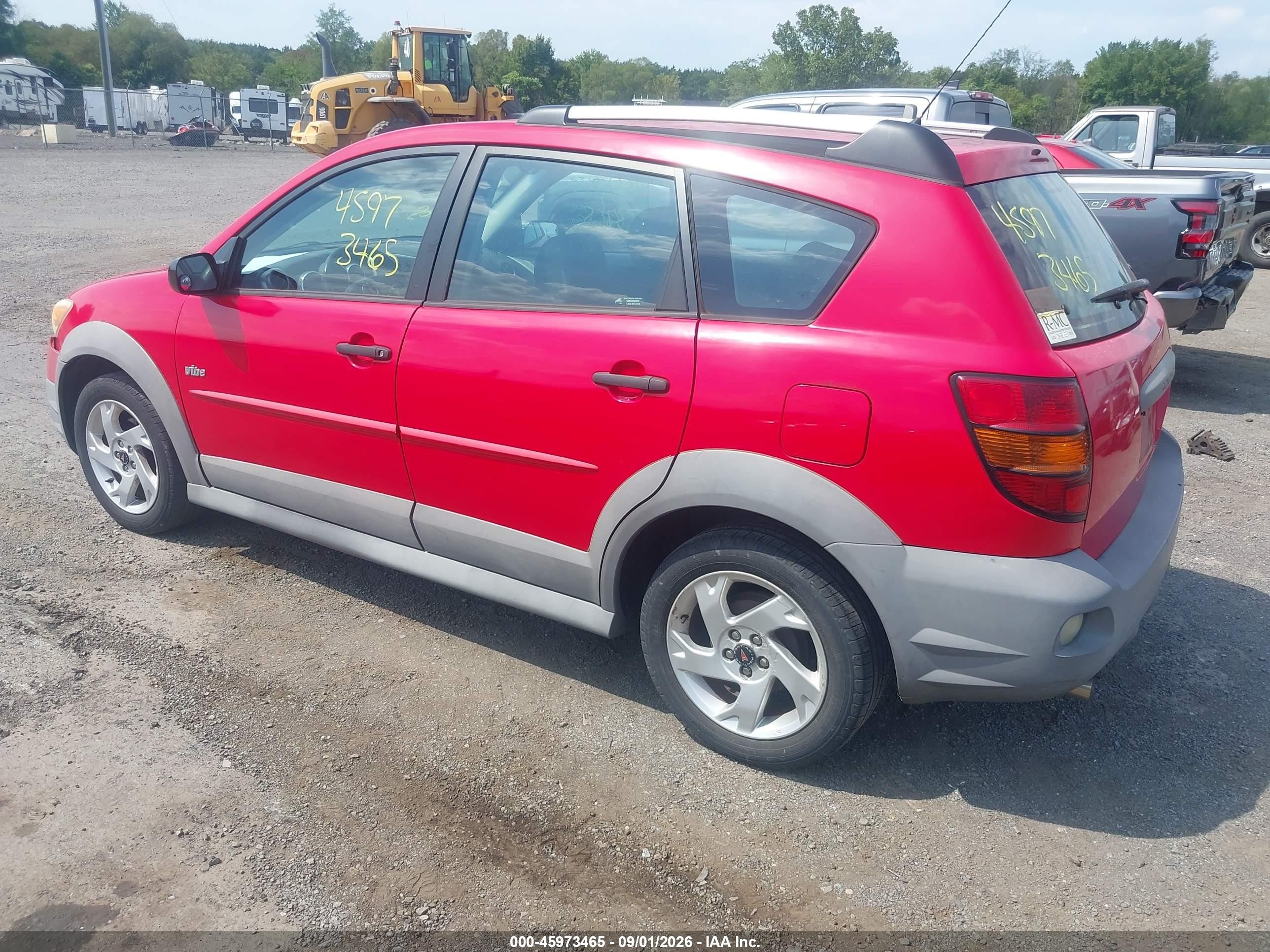 2006 Pontiac Vibe VIN 5Y2SL65886Z462652 IAAI salvage auction — Front End, Clear (Virginia), sold $700 on 2026-09-24 (photo 3)