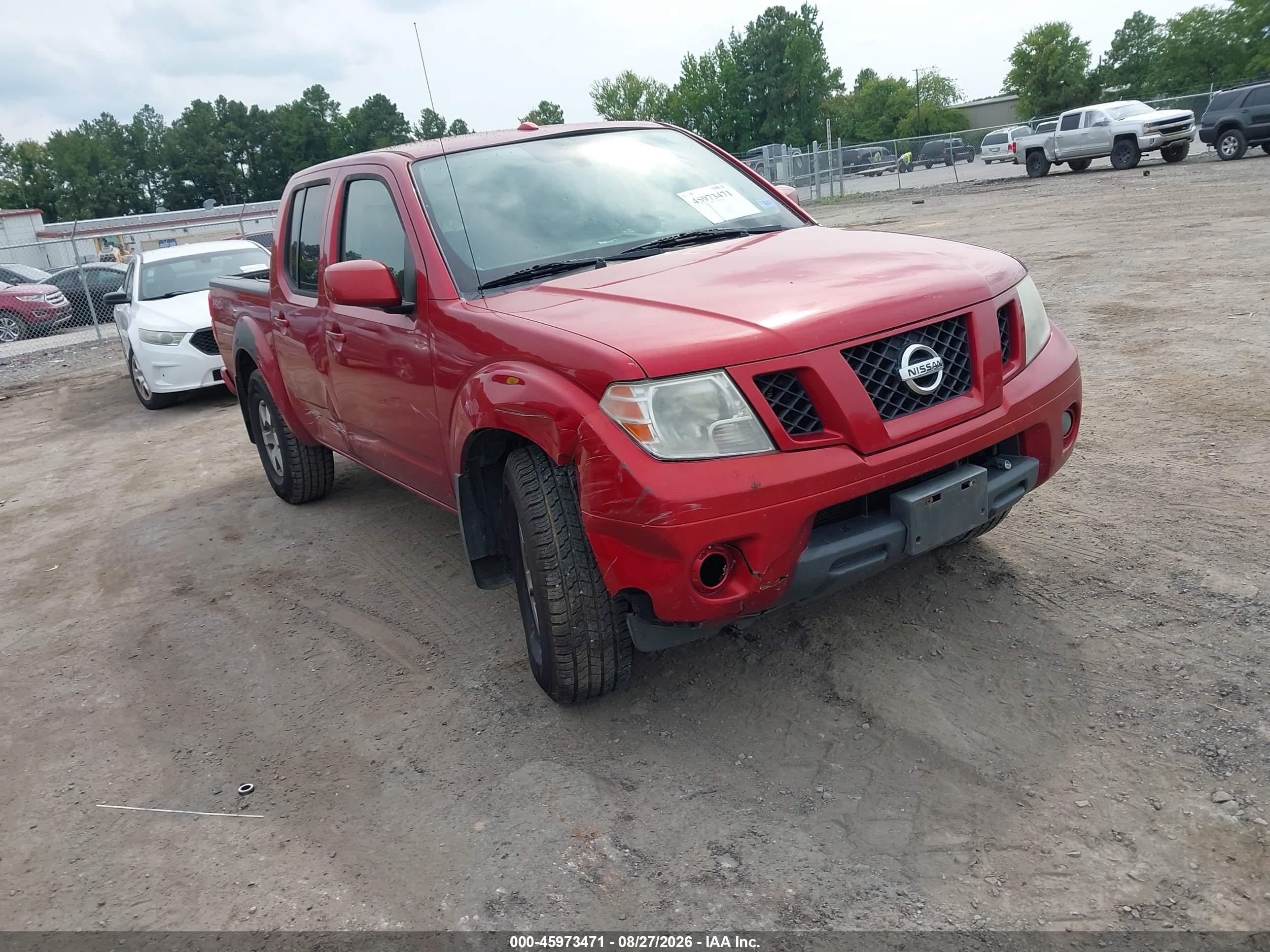 2012 Nissan Navara (frontier) VIN 1N6AD0EV6CC441368 IAAI salvage auction — Side, Salvage (Virginia), sold $1,000 on 2026-09-16 (photo 1)
