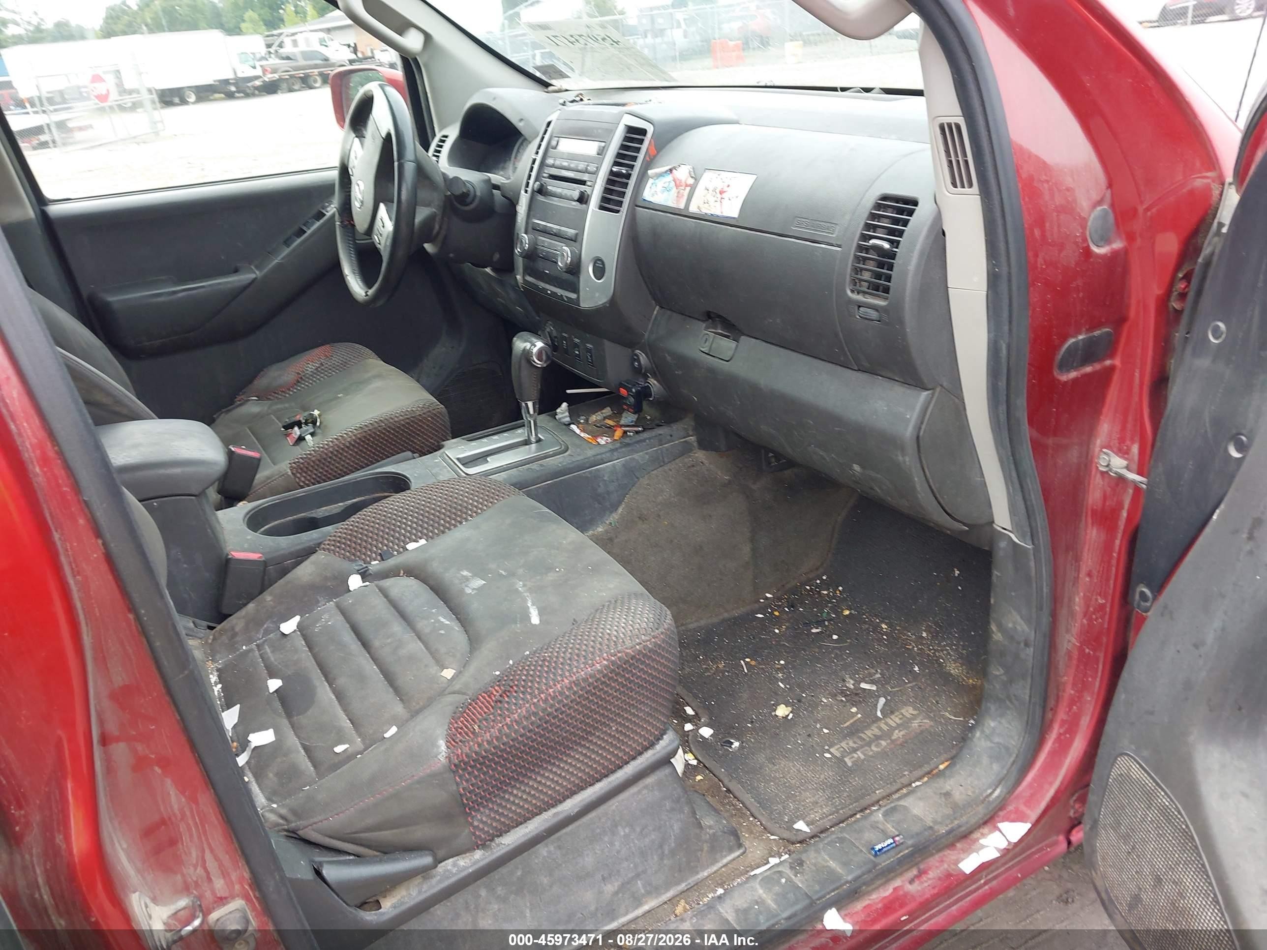 2012 Nissan Navara (frontier) VIN 1N6AD0EV6CC441368 IAAI salvage auction — Side, Salvage (Virginia), sold $1,000 on 2026-09-16 (photo 5)