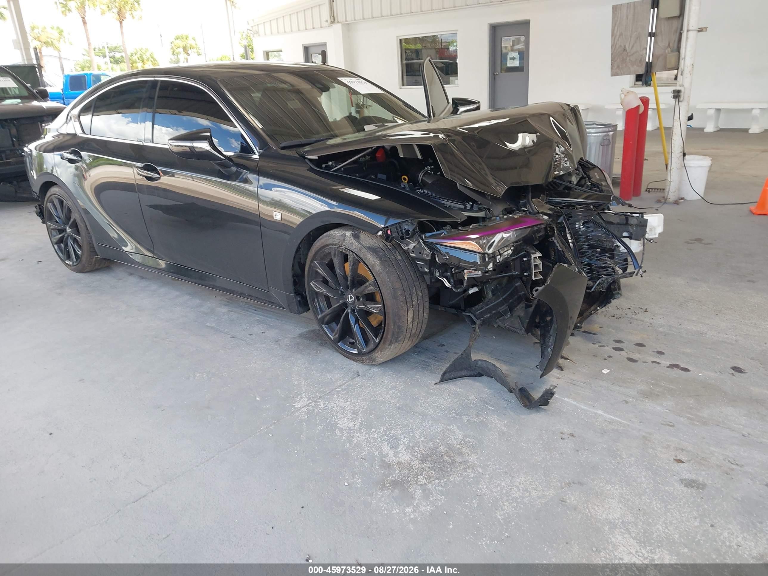 2023 Lexus IS 350 VIN JTHGZ1B20P5067573 — IAAI salvage auction photo