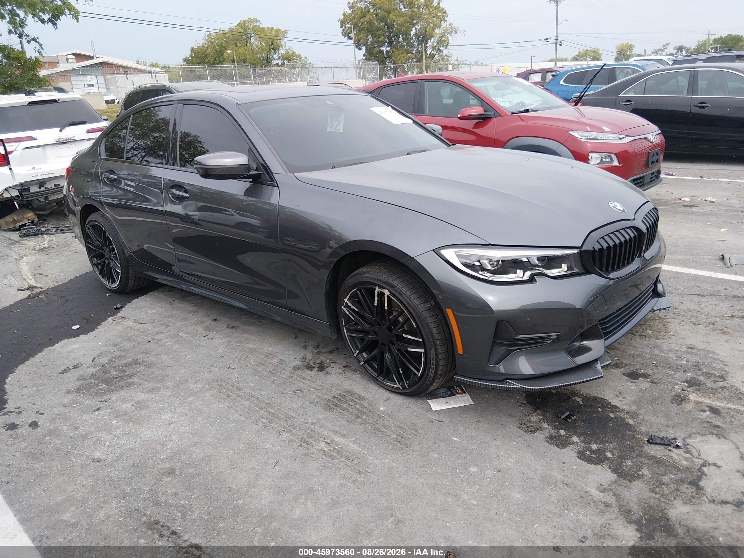2019 BMW 3 Series VIN 3MW5R7J52K8A04944 — IAAI salvage auction photo