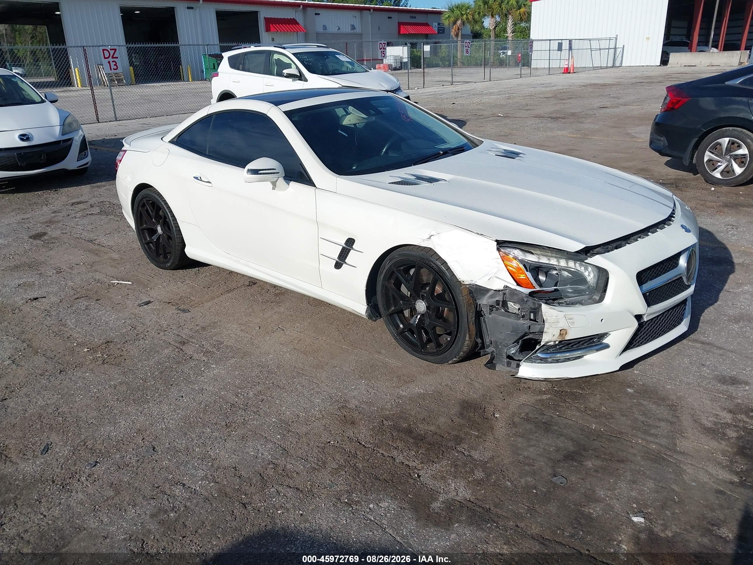 2013 Mercedes-Benz SL-Class VIN WDDJK7DA3DF001243 — IAAI salvage auction photo