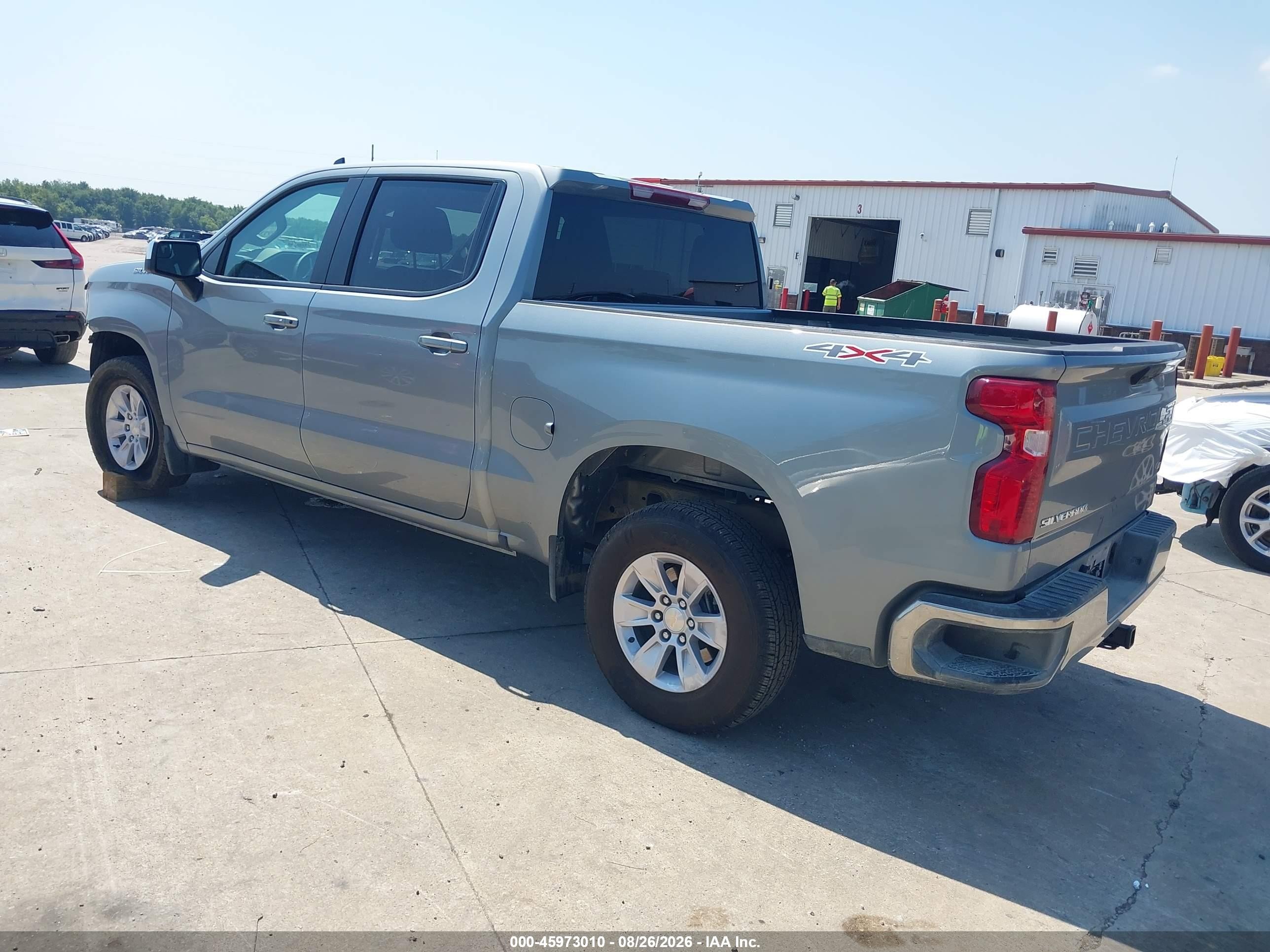 2026 Chevrolet Silverado 1500 VIN 2GCUKDED9T1185236 IAAI salvage auction — Front End, Enterprise Vehicles Clear Only (Kansas), sold $25,750 on 2026-08-29 (photo 3)