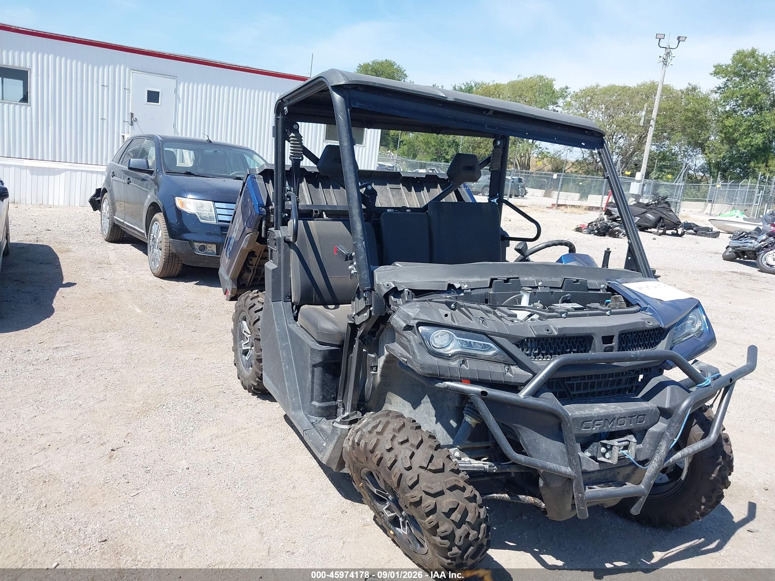 2024 Cf Moto Uforce VIN LCELV1Z2XR6005046 IAAI salvage auction — Suspension, Salvage (Nebraska), sold $3,200 on 2026-09-24 (photo 1)