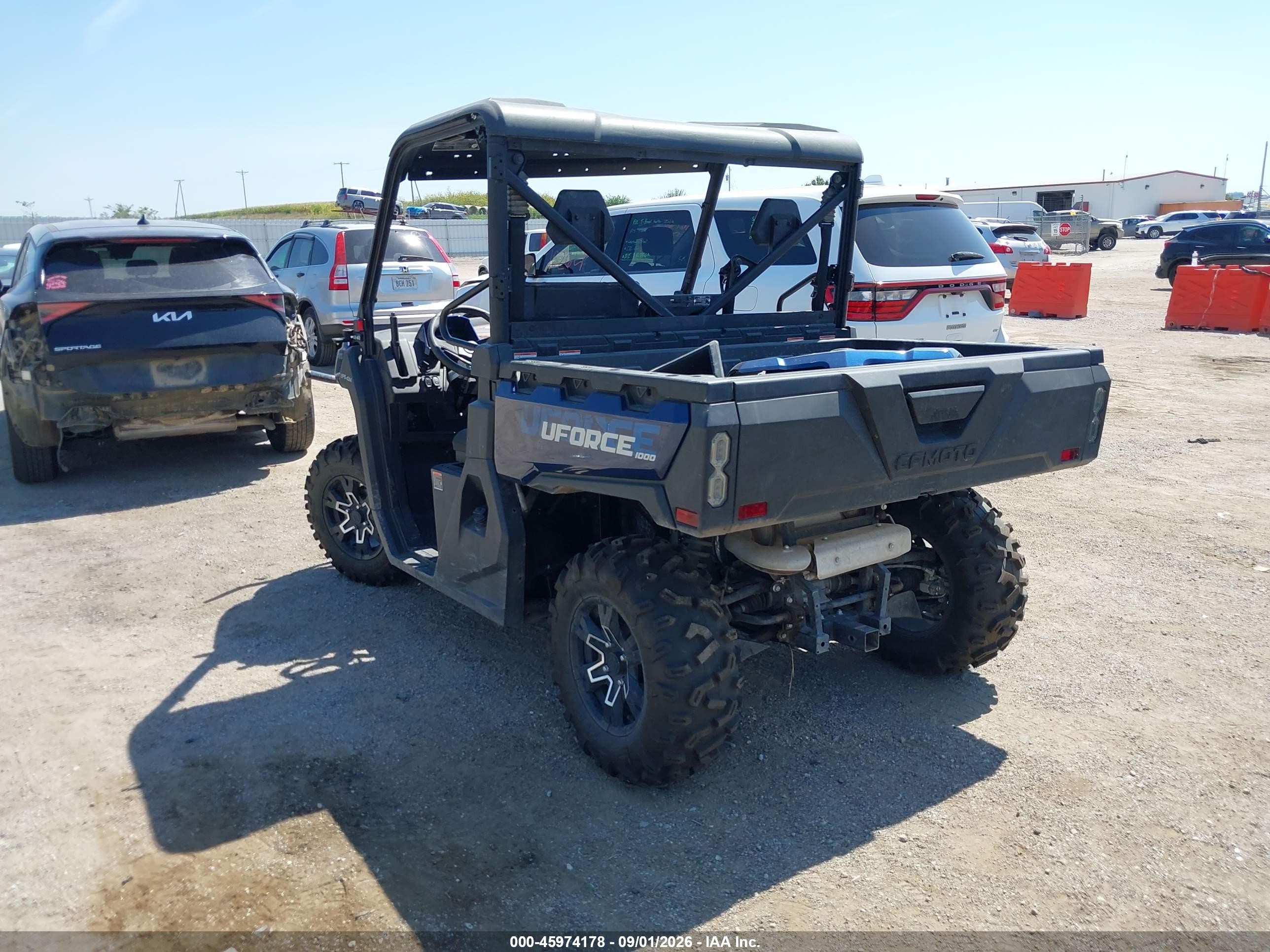 2024 Cf Moto Uforce VIN LCELV1Z2XR6005046 IAAI salvage auction — Suspension, Salvage (Nebraska), sold $3,200 on 2026-09-24 (photo 3)
