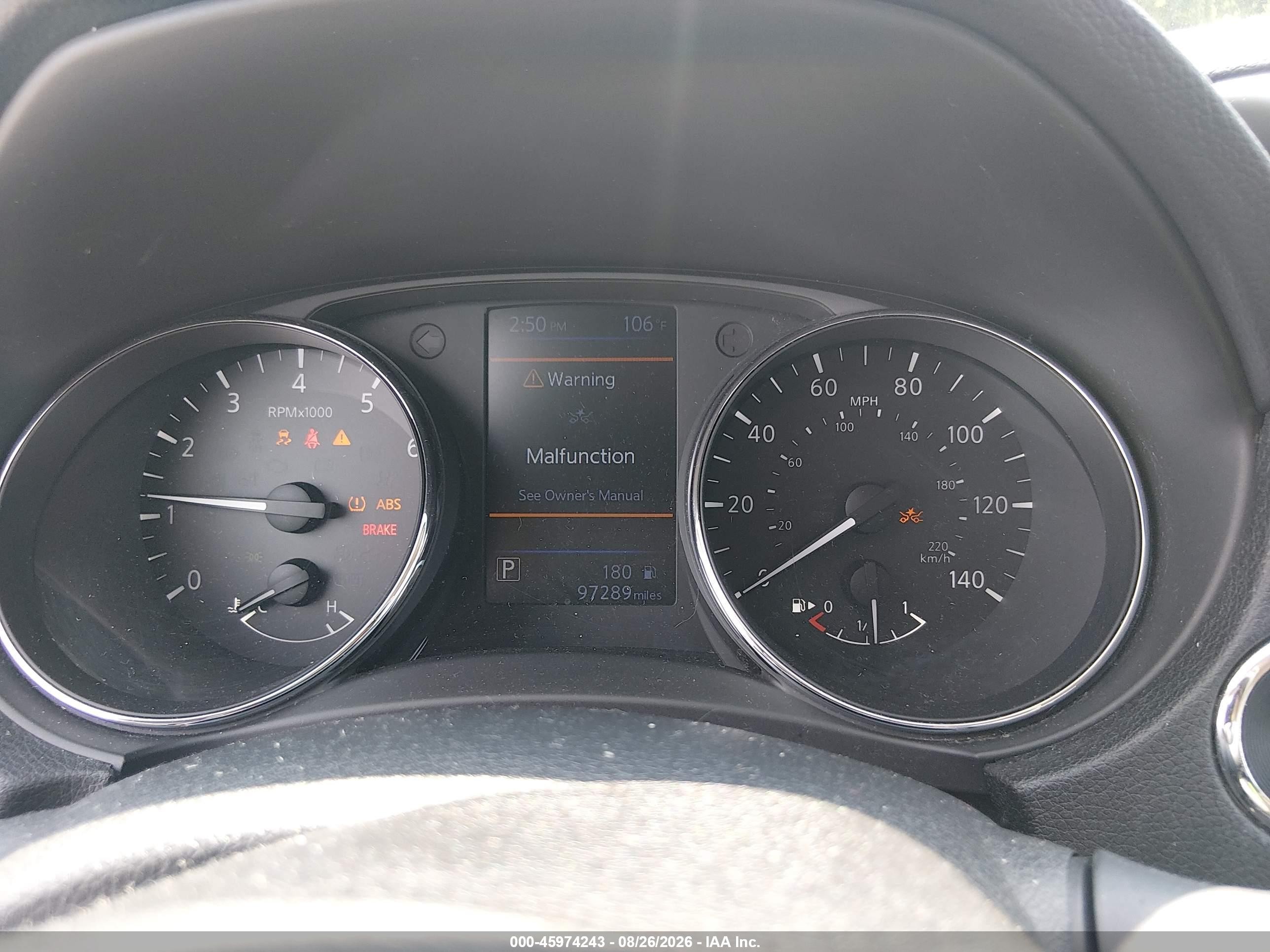 2018 Nissan Rogue VIN 5N1AT2MT5JC799538 IAAI salvage auction — Front End, Salvage (Louisiana), sold $1,650 on 2026-09-11 (photo 7)