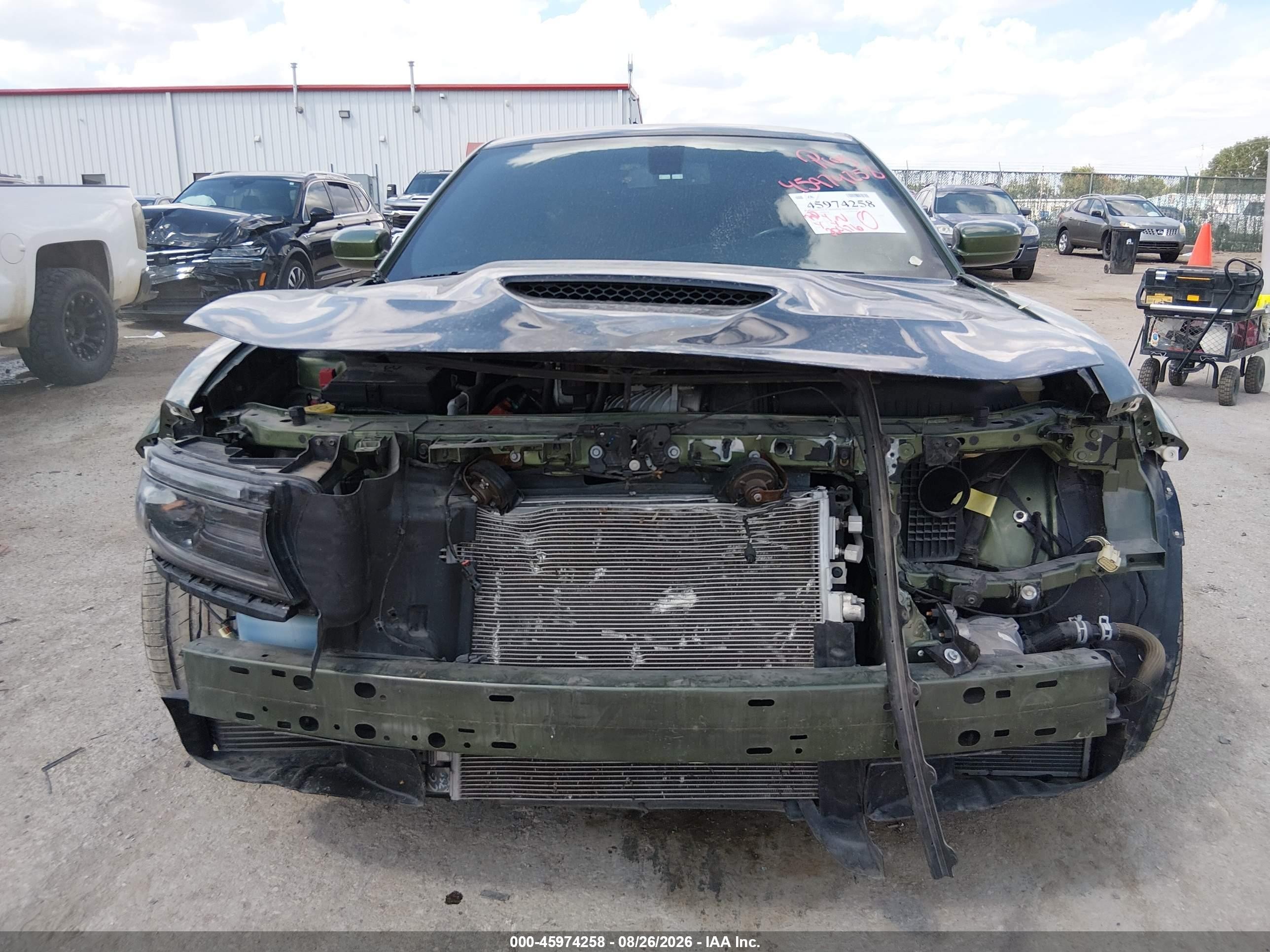 2020 Dodge Charger VIN 2C3CDXL97LH211351 IAAI salvage auction — Front End, Salvage (Kansas), sold $31,750 on 2026-09-11 (photo 6)