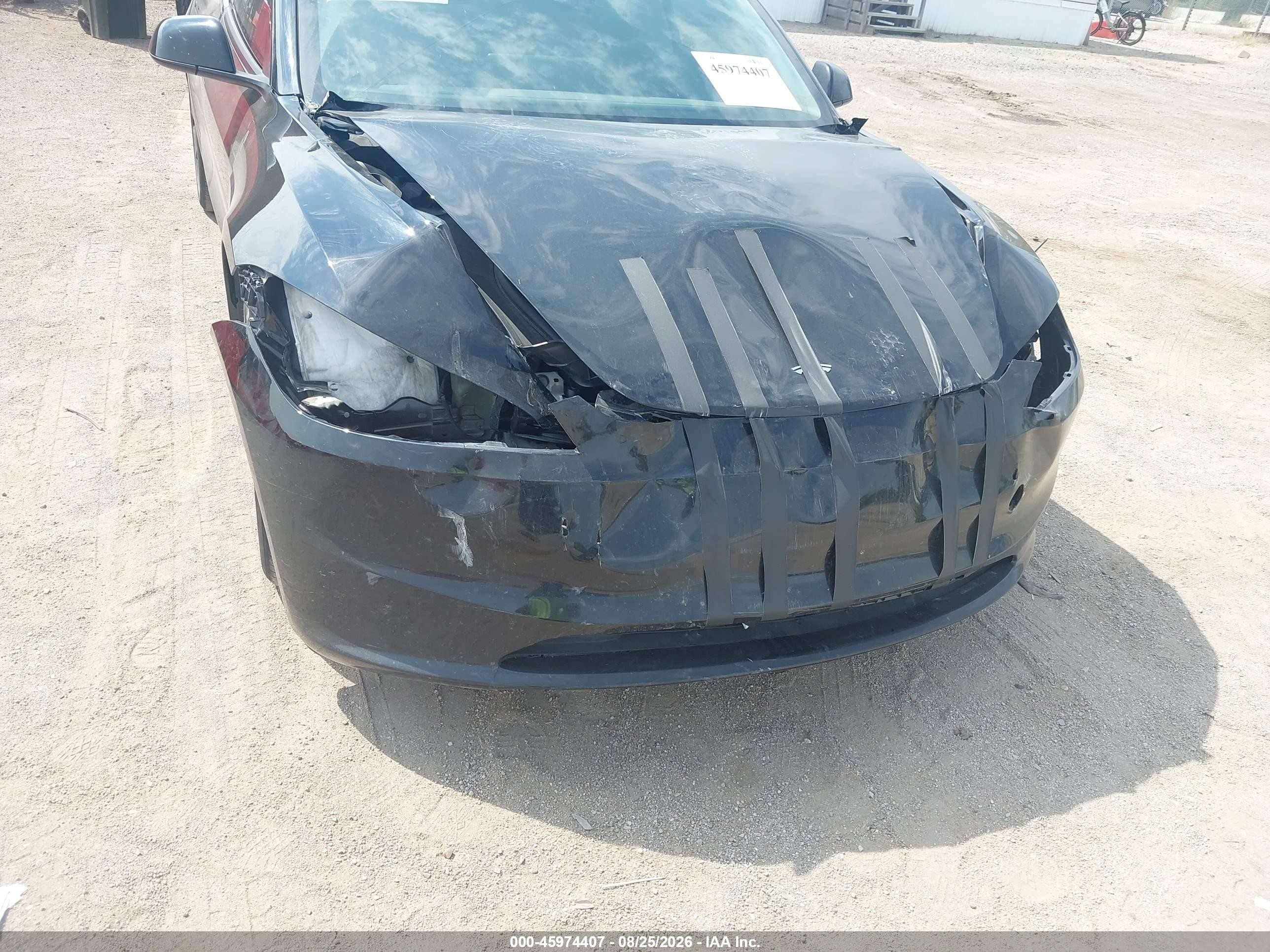 2024 Tesla Model 3 VIN 5YJ3E1EB1RF786792 IAAI salvage auction — Front End, Certificate Of Title (Nebraska), sold $13,100 on 2026-09-12 (photo 6)
