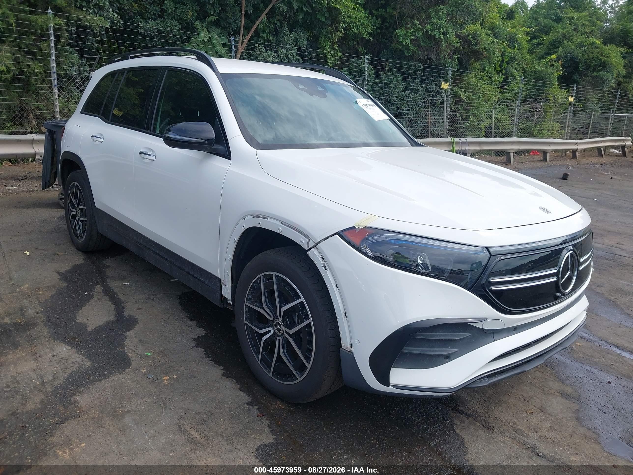 2023 Mercedes-Benz EQB VIN W1N9M0KB6PN052443 — IAAI salvage auction photo