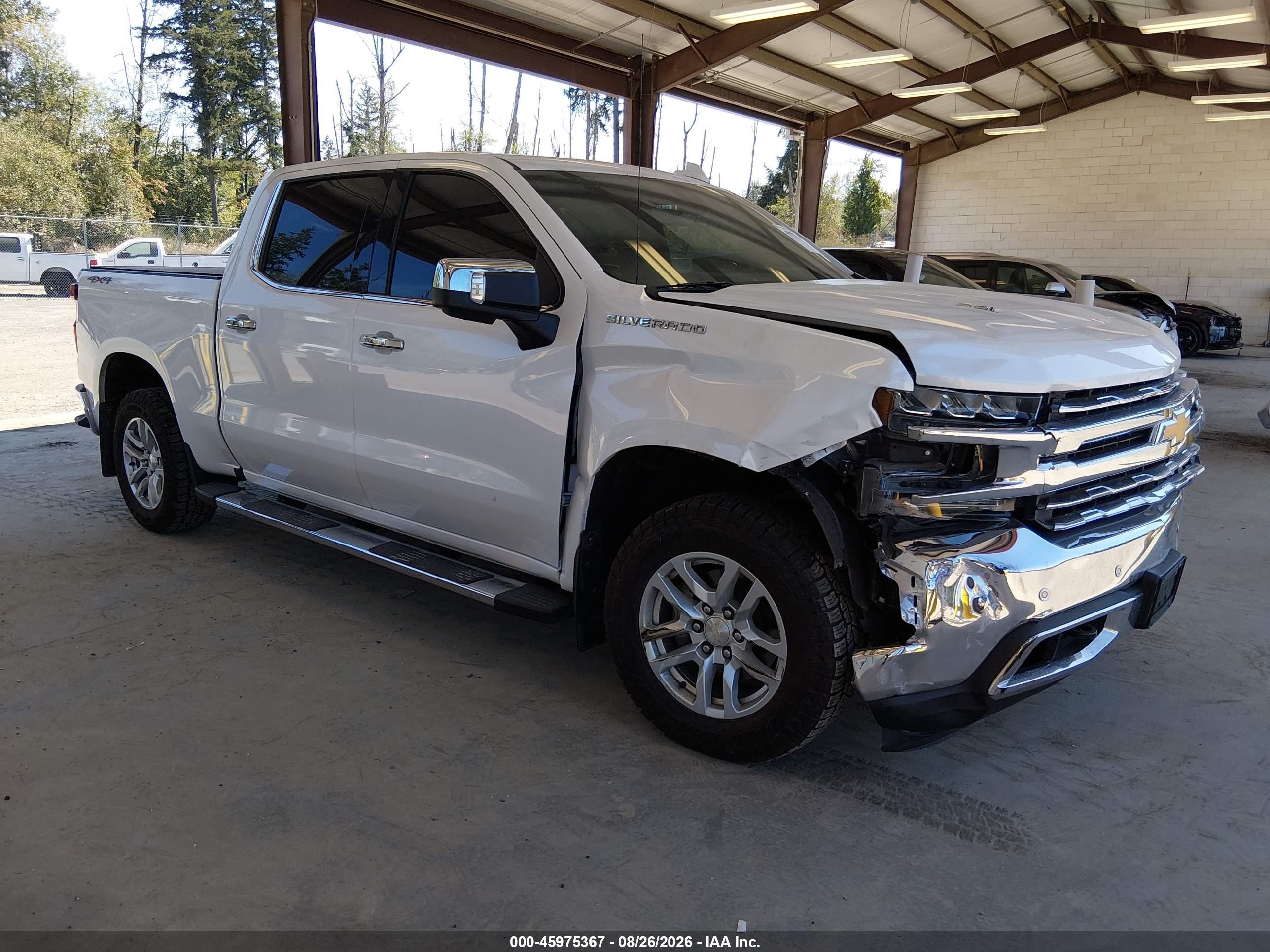 2019 Chevrolet Silverado 1500 VIN 1GCUYGEL2KZ231258 — IAAI salvage auction photo