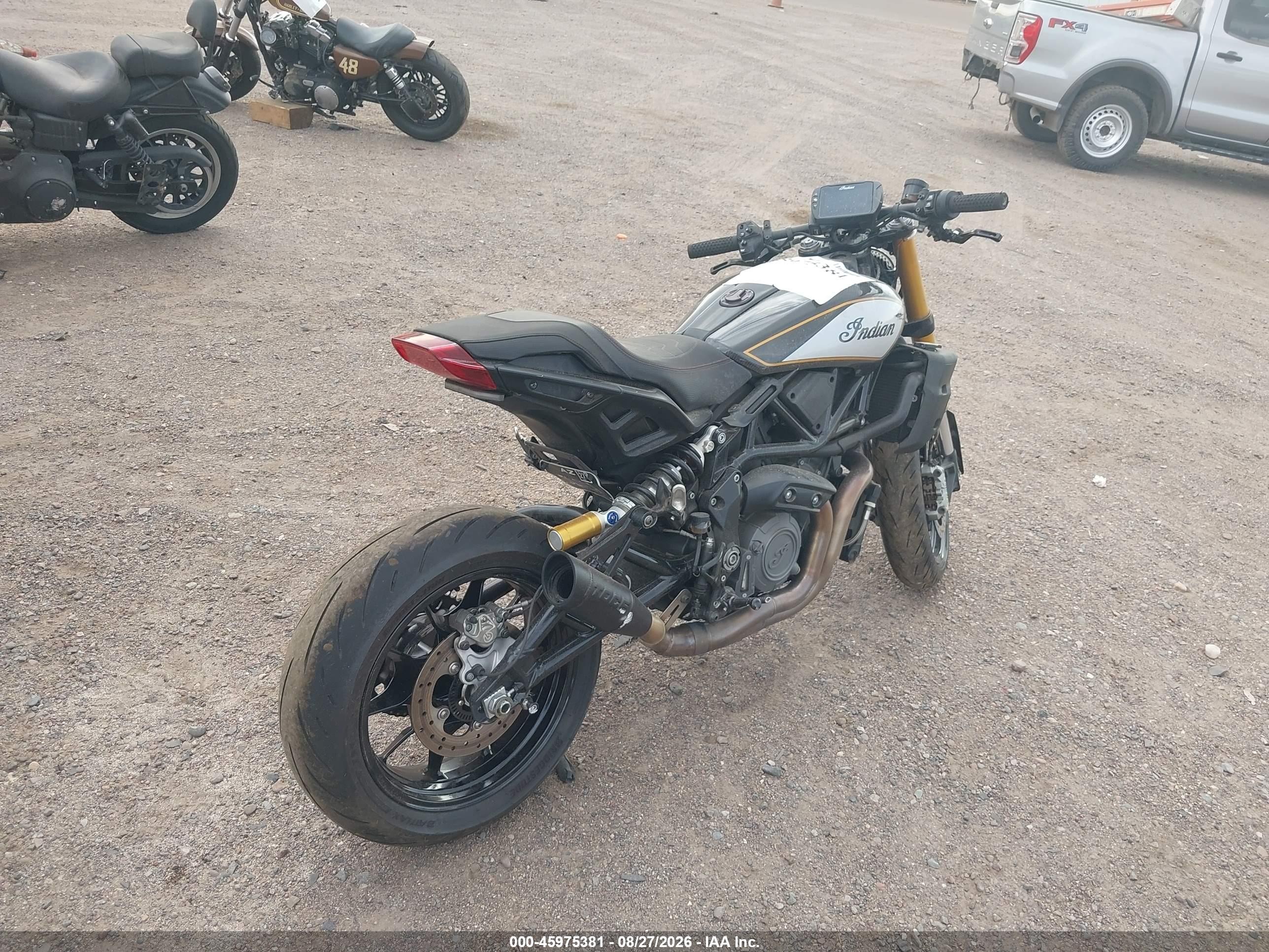 2019 Indian Motorcycle Co. Ftr VIN 56KRTS227K3154225 IAAI salvage auction — Front End, Salvage (Arizona), sold $2,000 on 2026-10-16 (photo 4)