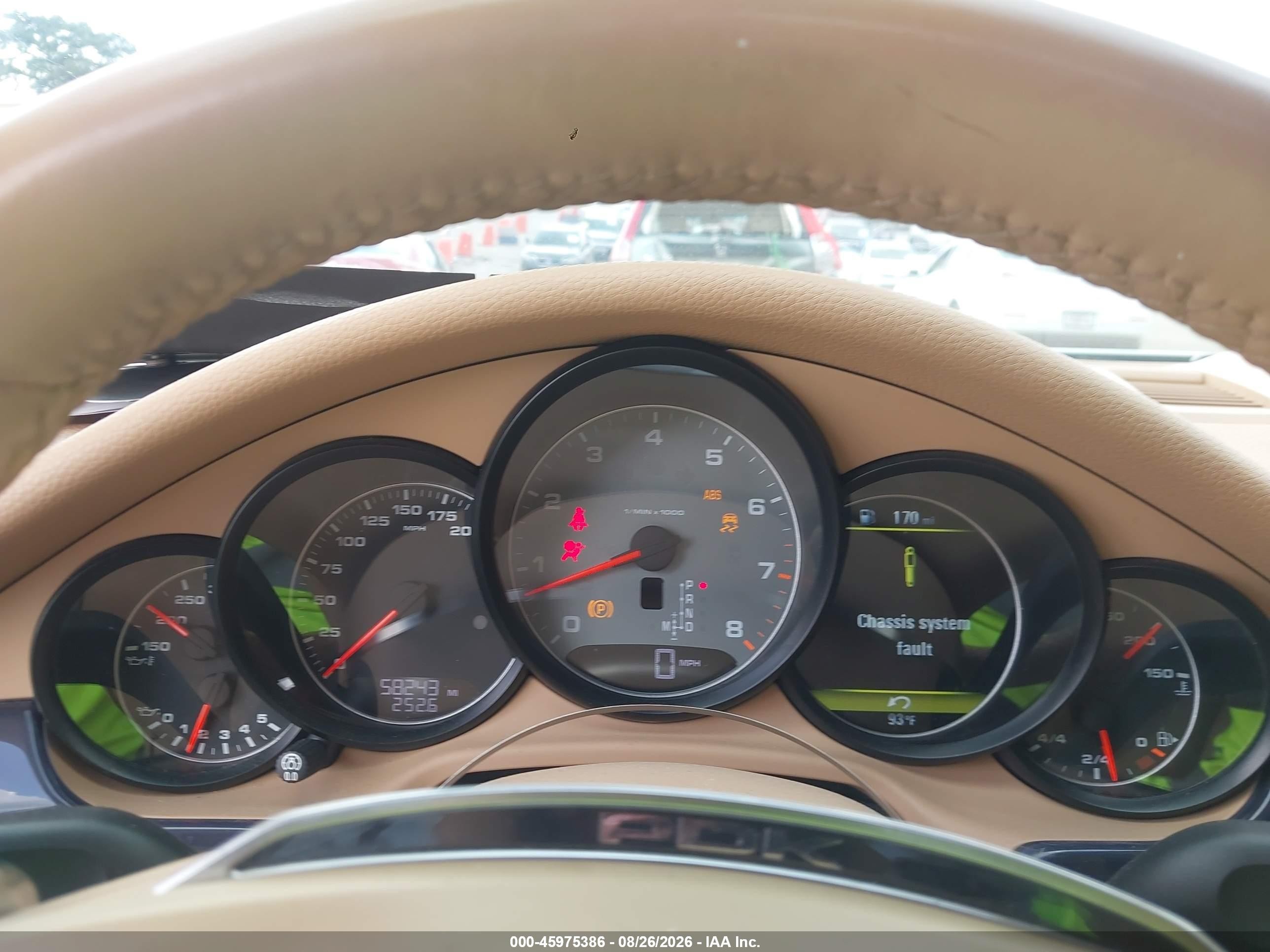 2014 Porsche Panamera VIN WP0AB2A70EL055284 IAAI salvage auction — Front End, Salvage (Georgia), sold $6,300 on 2026-09-24 (photo 7)