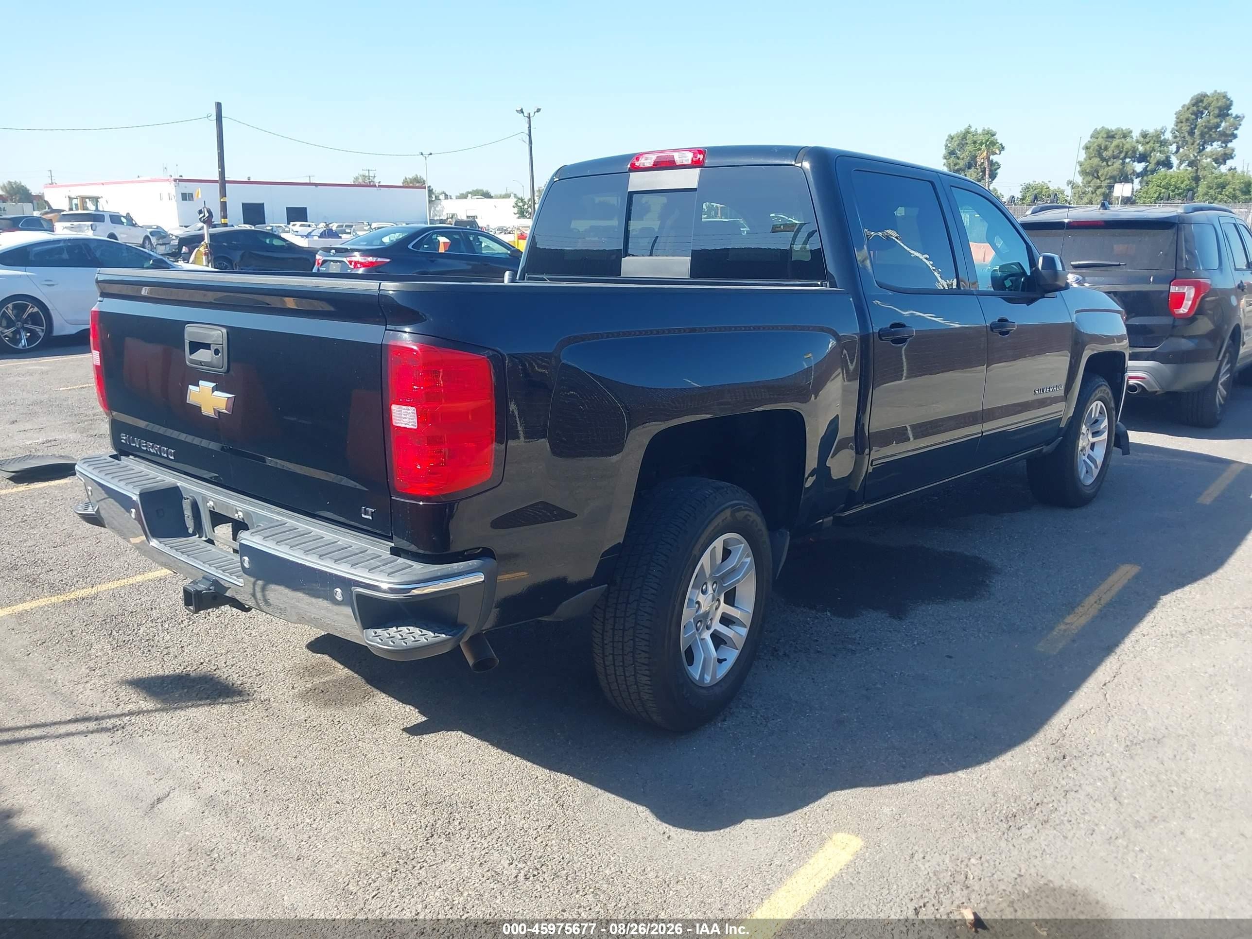 2017 Chevrolet Silverado VIN 3GCPCREC7HG122827 IAAI salvage auction — Side, Salvage (California), sold $8,900 on 2026-09-14 (photo 4)