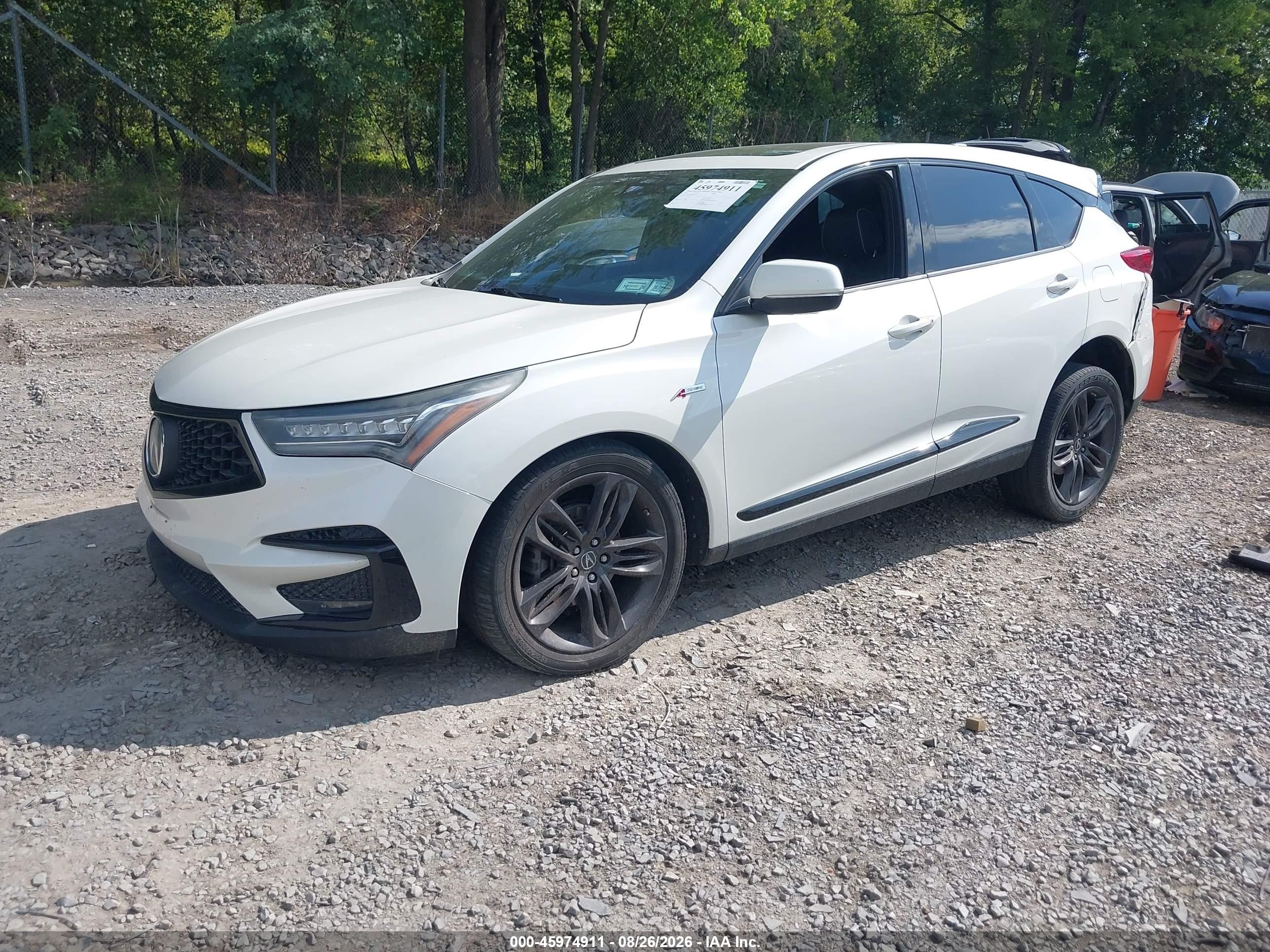 2019 Acura Rdx VIN 5J8TC2H66KL021706 IAAI salvage auction — Side, Mv-907A (New York), sold $4,400 on 2026-09-23 (photo 2)
