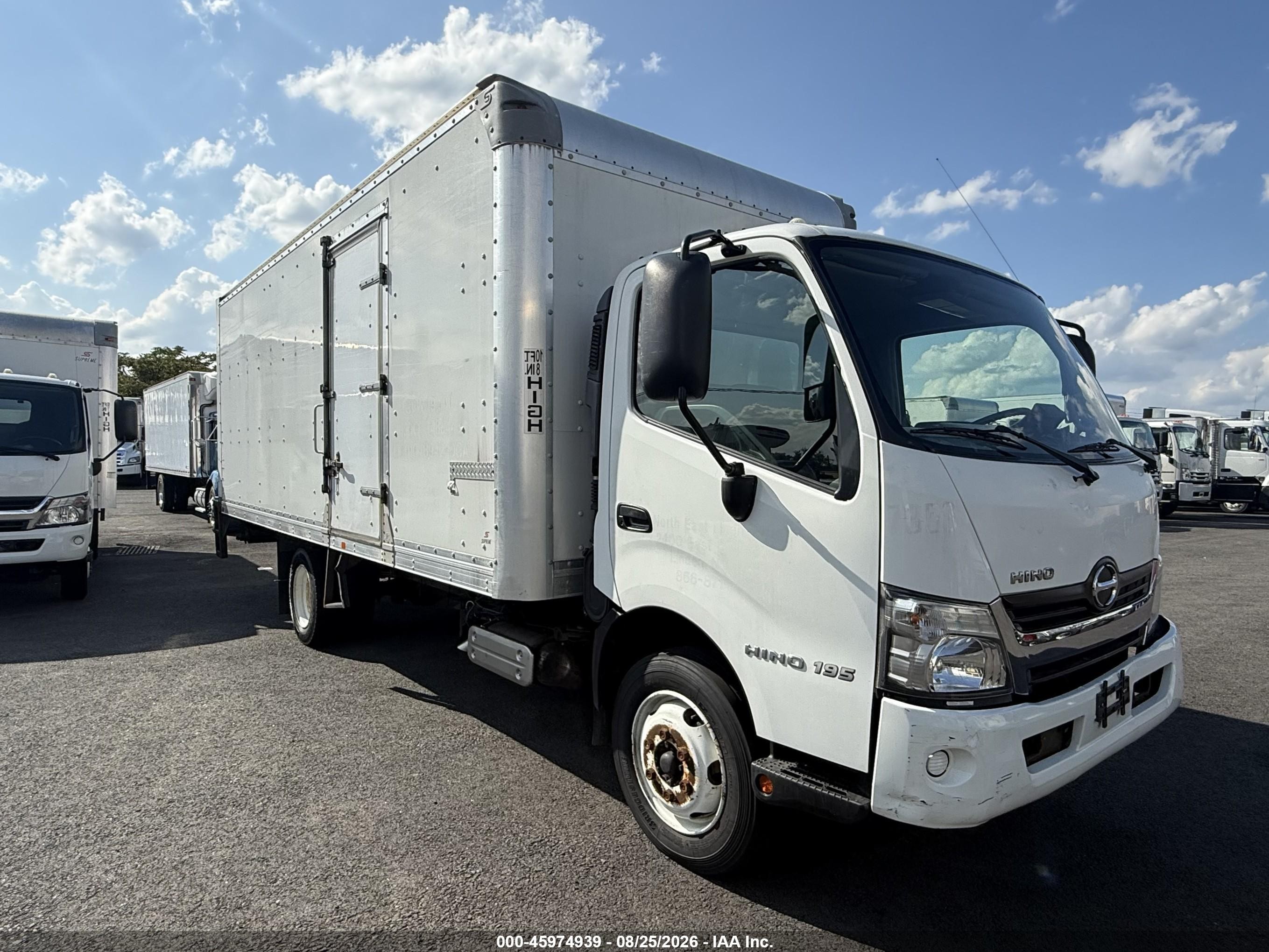 2020 Hino 195 VIN JHHSDM2H0LK010878 — IAAI salvage auction photo