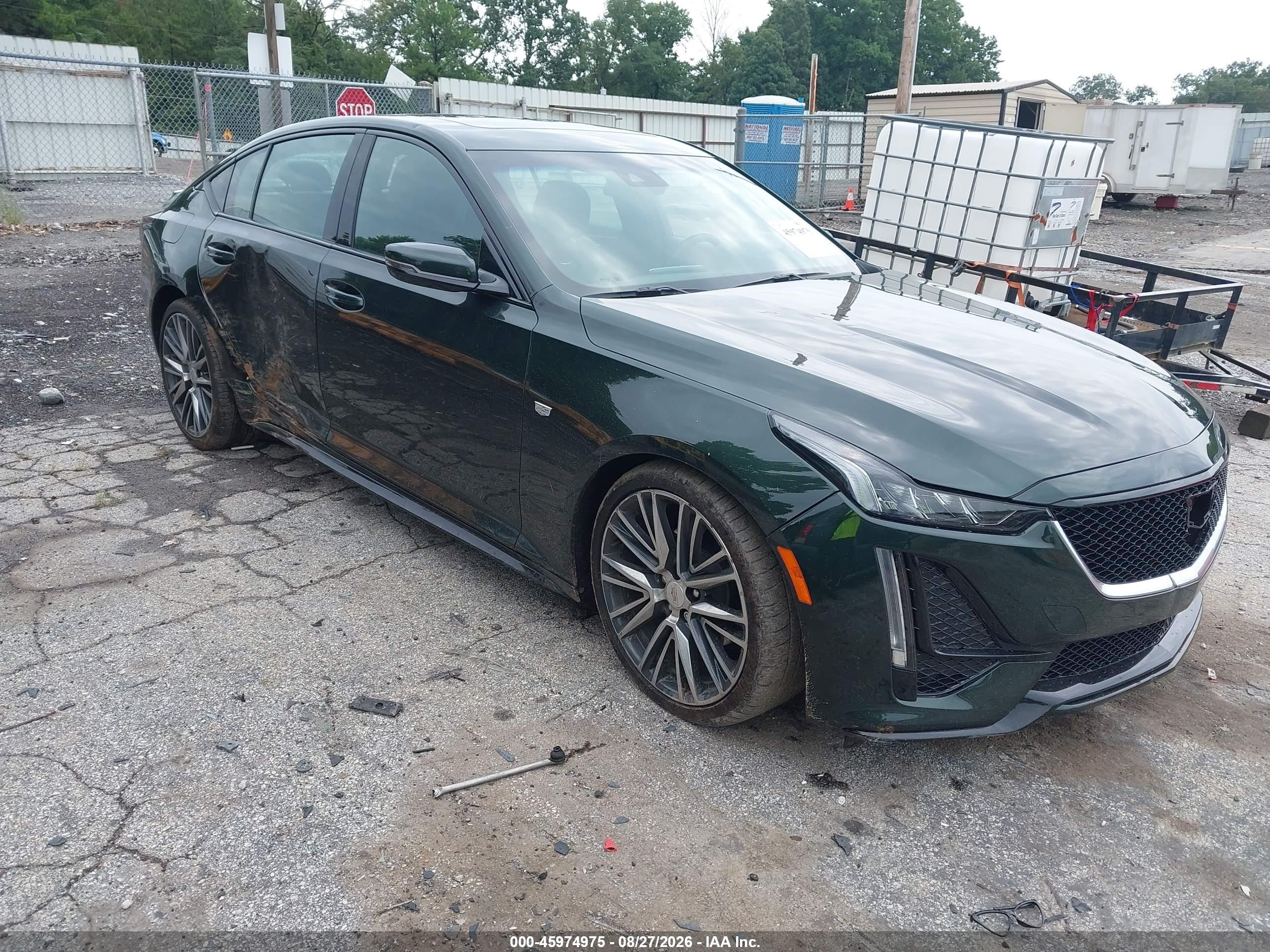 2021 Cadillac CT5 VIN 1G6DP5RK8M0115873 — IAAI salvage auction photo