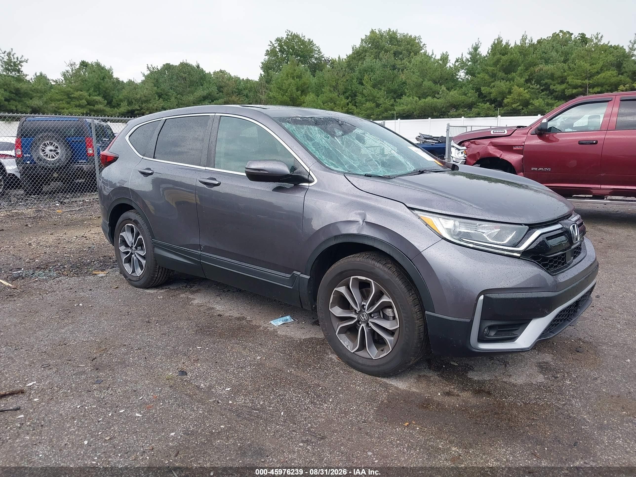 2021 Honda CR-V VIN 2HKRW2H59MH664288 — IAAI salvage auction photo