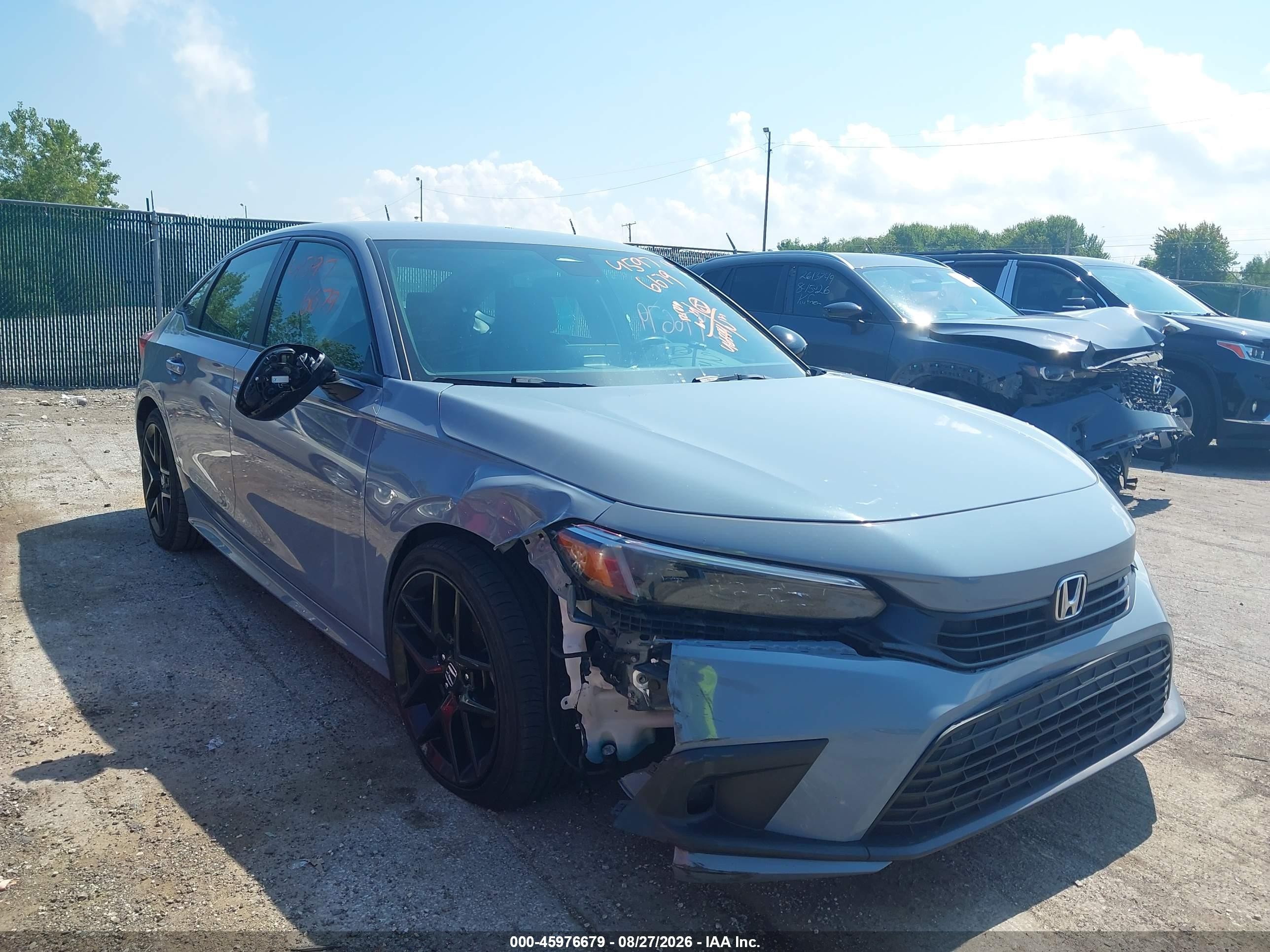 2022 Honda Civic VIN 2HGFE2F53NH564241 IAAI salvage auction — Unknown, Salvage (Ohio), sold $6,000 on 2026-09-08 (photo 1)