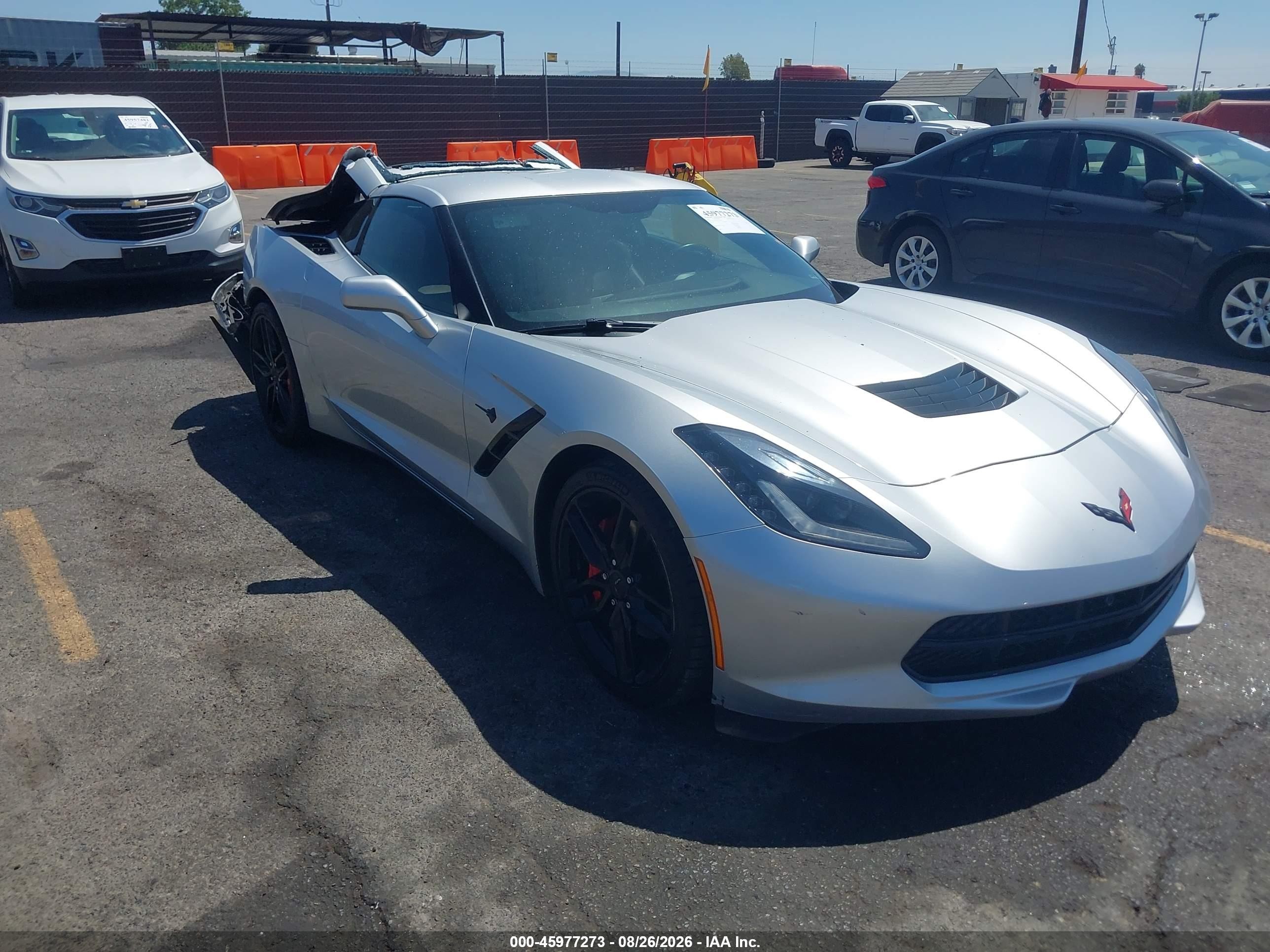 2016 Chevrolet Corvette Stingray VIN 1G1YB2D79G5116738 — IAAI salvage auction photo