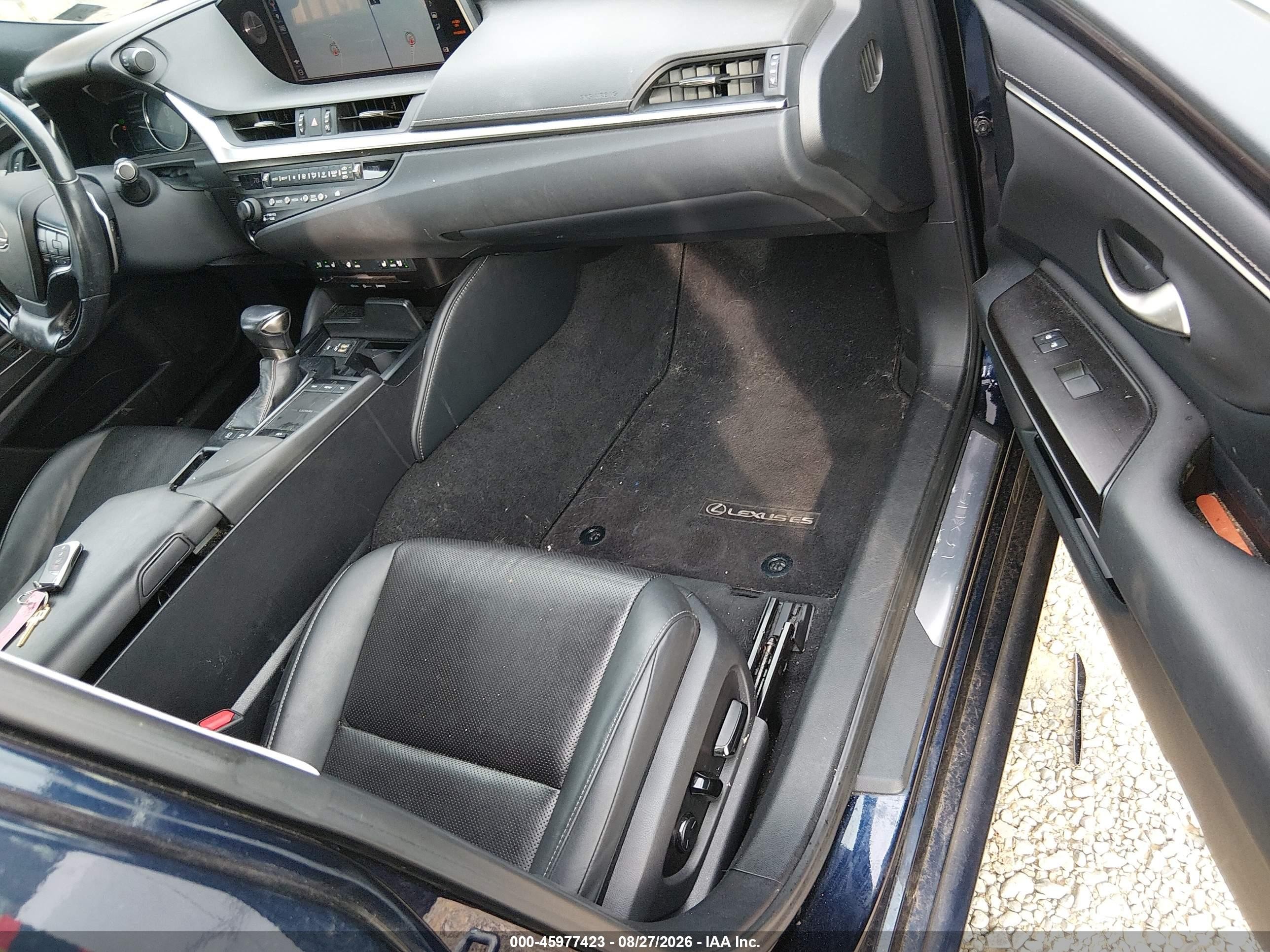 2019 Lexus ES VIN 58AB21B19KU001596 IAAI salvage auction — Front End, Wait Title, sold $7,400 on 2026-09-20 (photo 5)