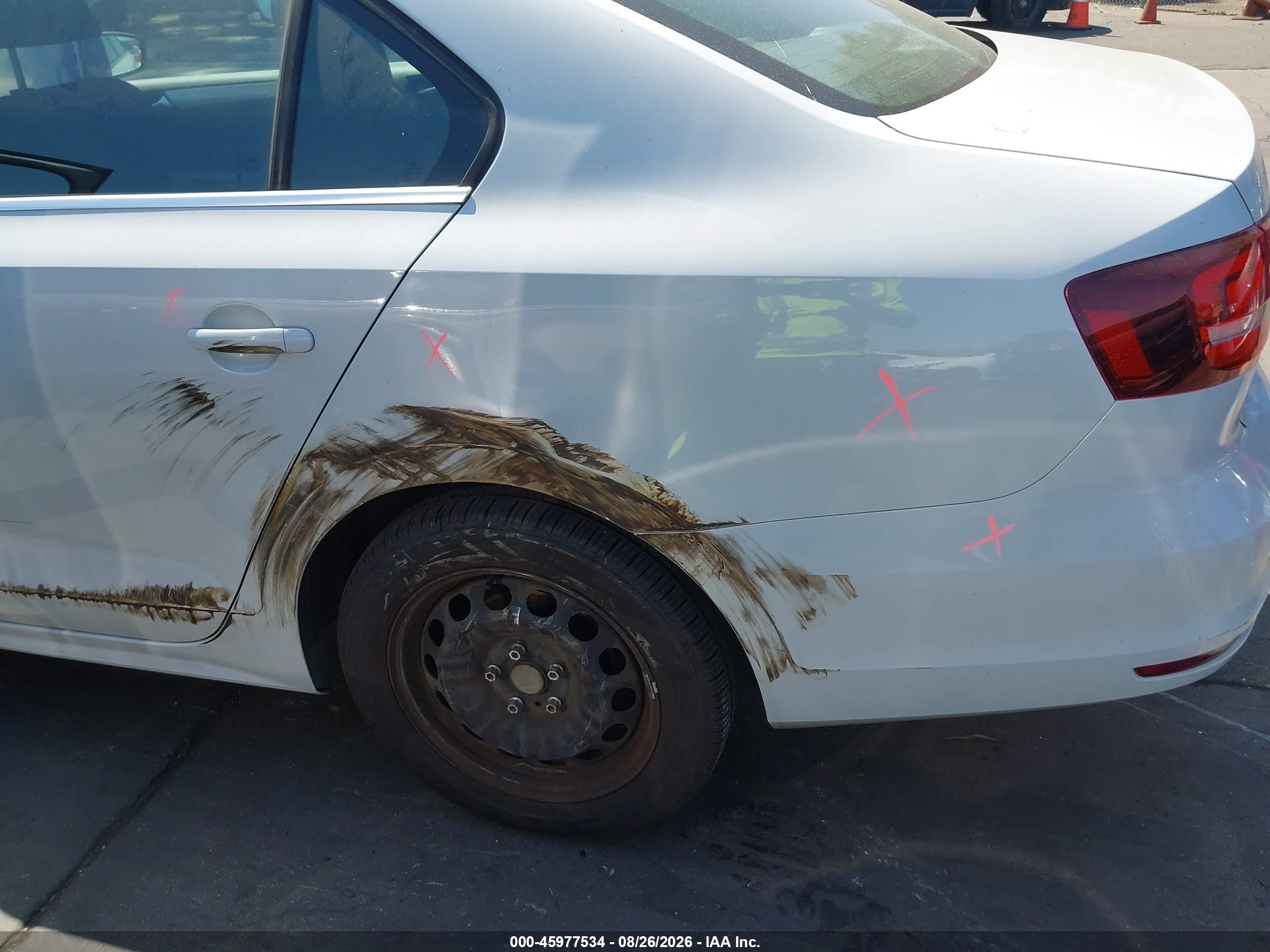 2017 Volkswagen Jetta VIN 3VW2B7AJ3HM343006 IAAI salvage auction — Side, Salvage Certificate (California), sold $3,850 on 2026-09-19 (photo 6)