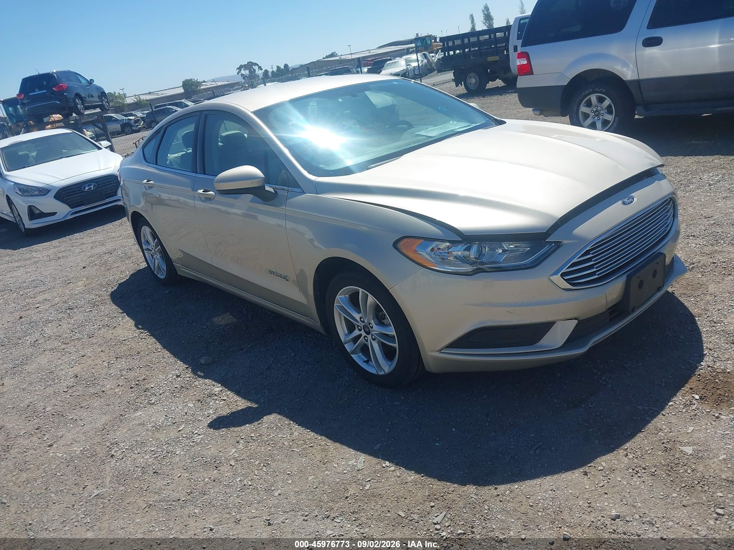 2018 Ford Fusion VIN 3FA6P0UUXJR122164 — IAAI salvage auction photo