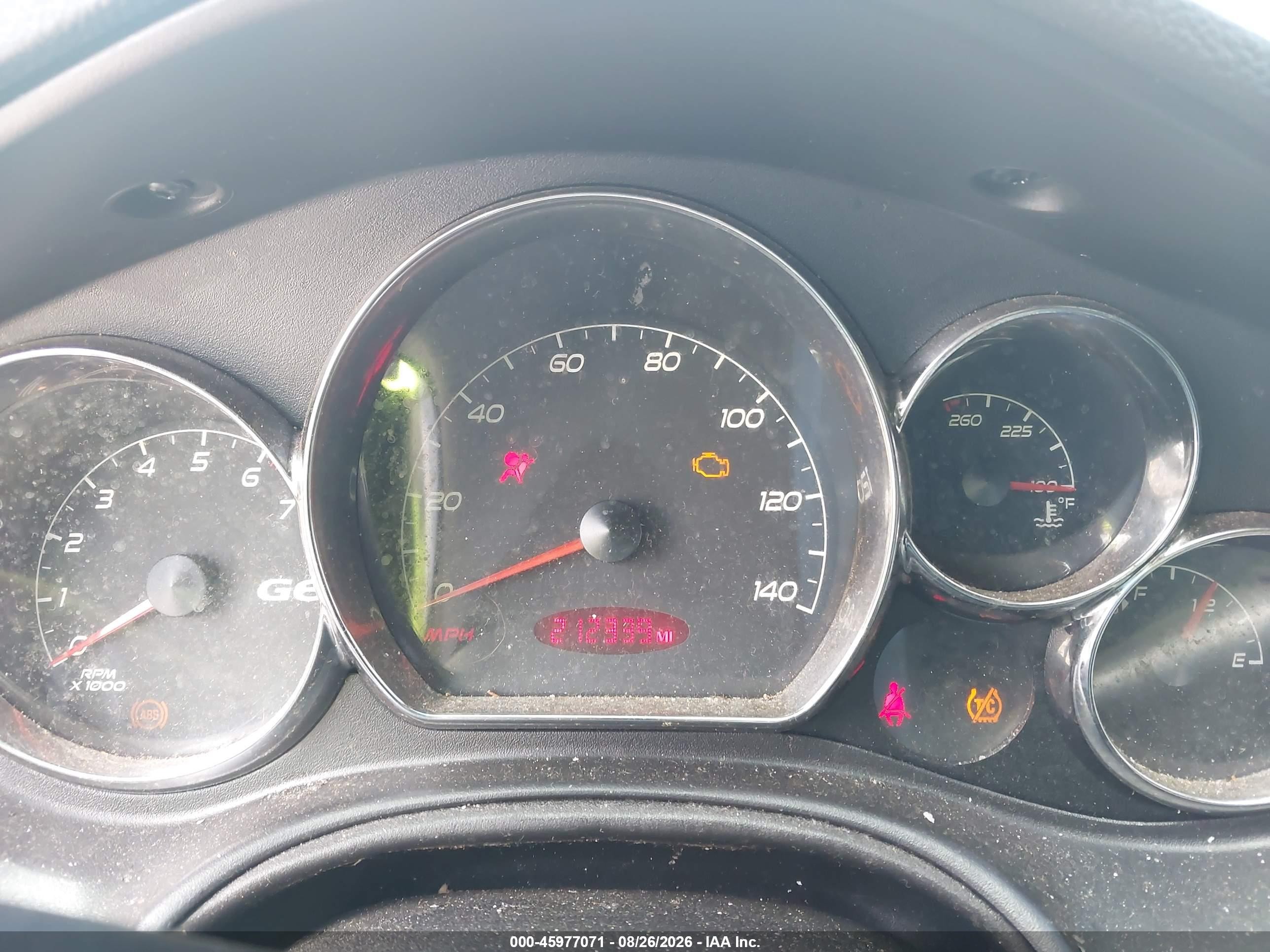 2008 Pontiac G6 VIN 1G2ZH57N384166312 IAAI salvage auction — Front End, Rebuildable (Florida), sold $325 on 2026-09-11 (photo 7)