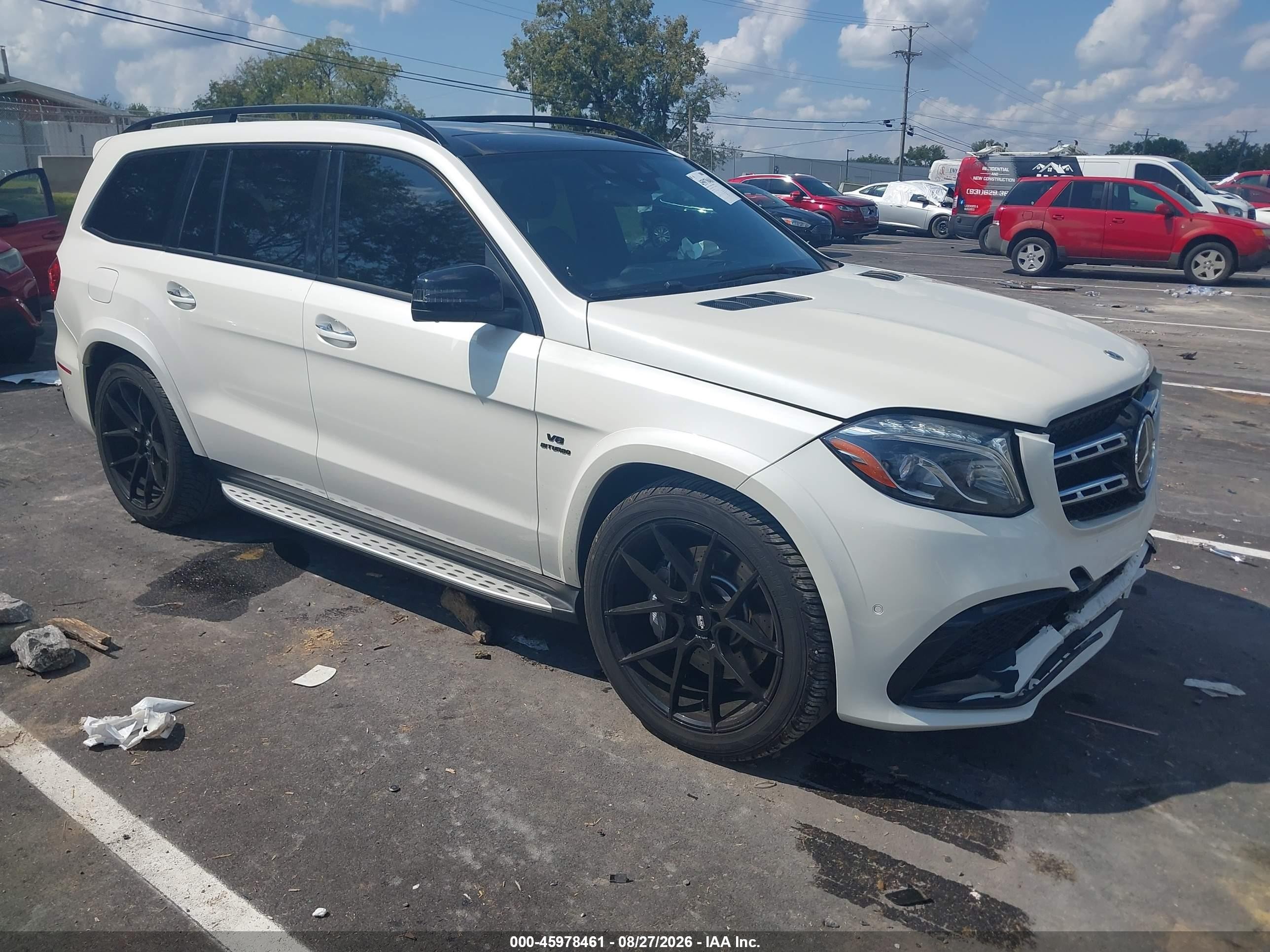2018 Mercedes-Benz GLS-Class VIN 4JGDF7FE4JB114824 — IAAI salvage auction photo