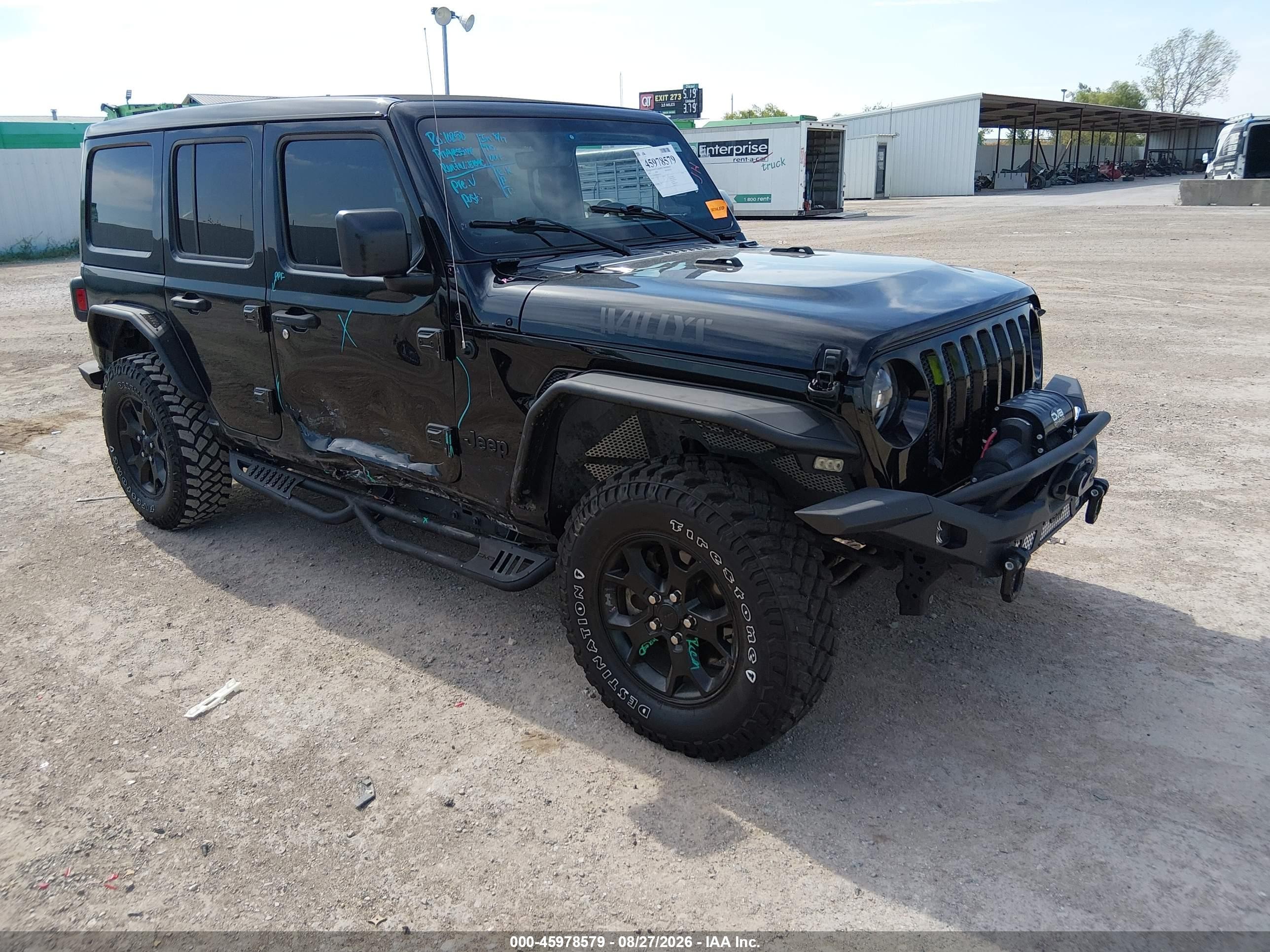 2023 Jeep Wrangler VIN 1C4HJXDGXPW543511 — IAAI salvage auction photo