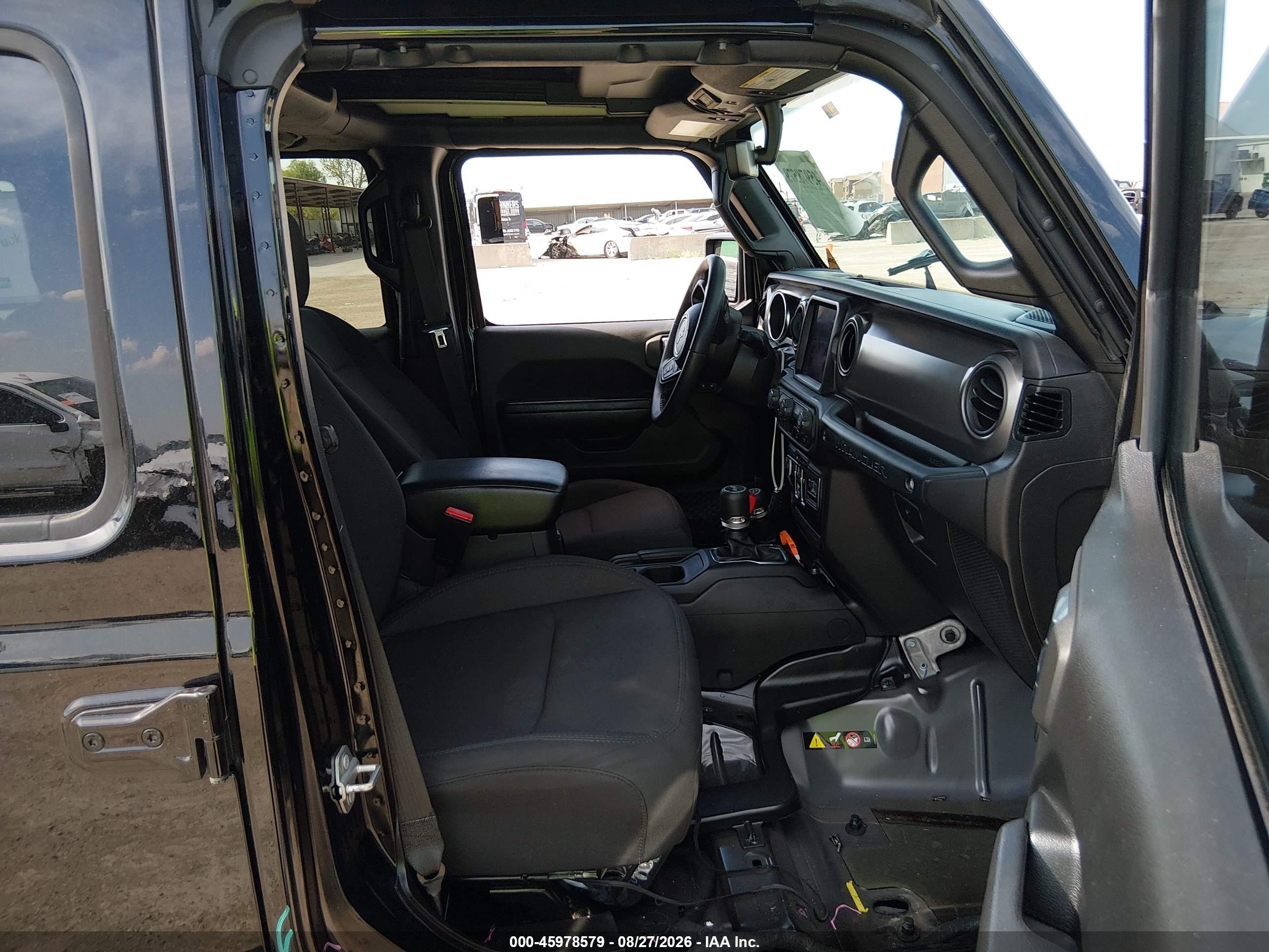 2023 Jeep Wrangler / VIN 1C4HJXDGXPW543511 IAAI salvage auction — Side, Original (Texas), sold $16,400 on 2026-10-02 (photo 5)