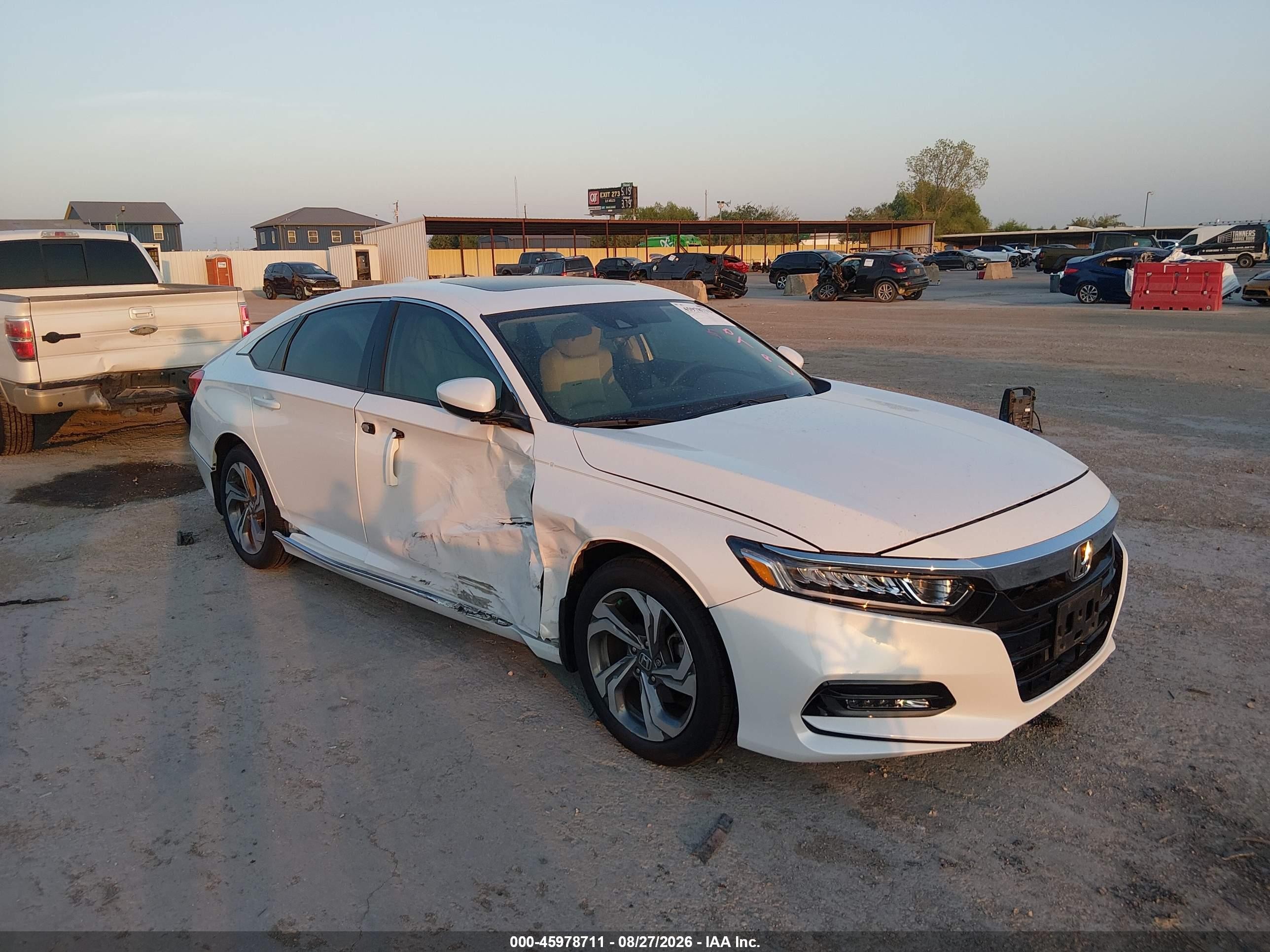 2018 Honda Accord VIN 1HGCV1F47JA141319 — IAAI salvage auction photo
