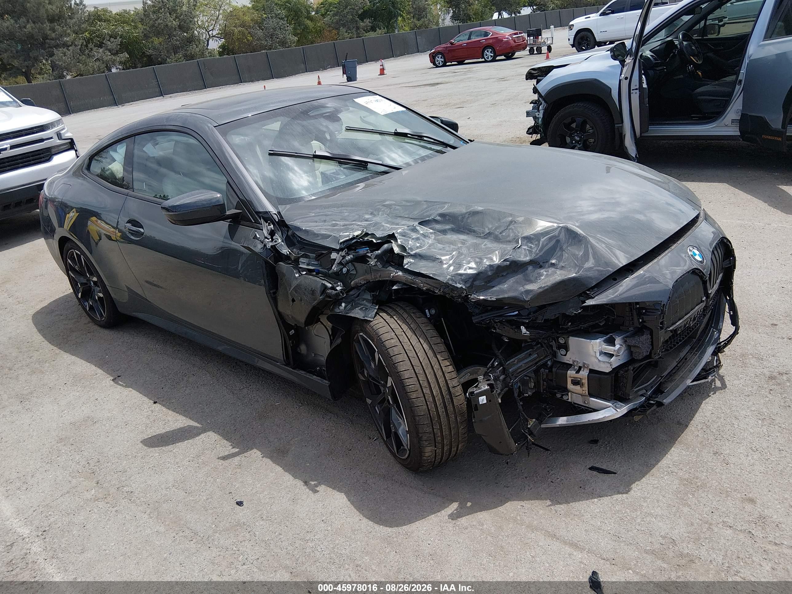 2026 BMW 4 Series VIN WBA63DA09TCV87760 — IAAI salvage auction photo