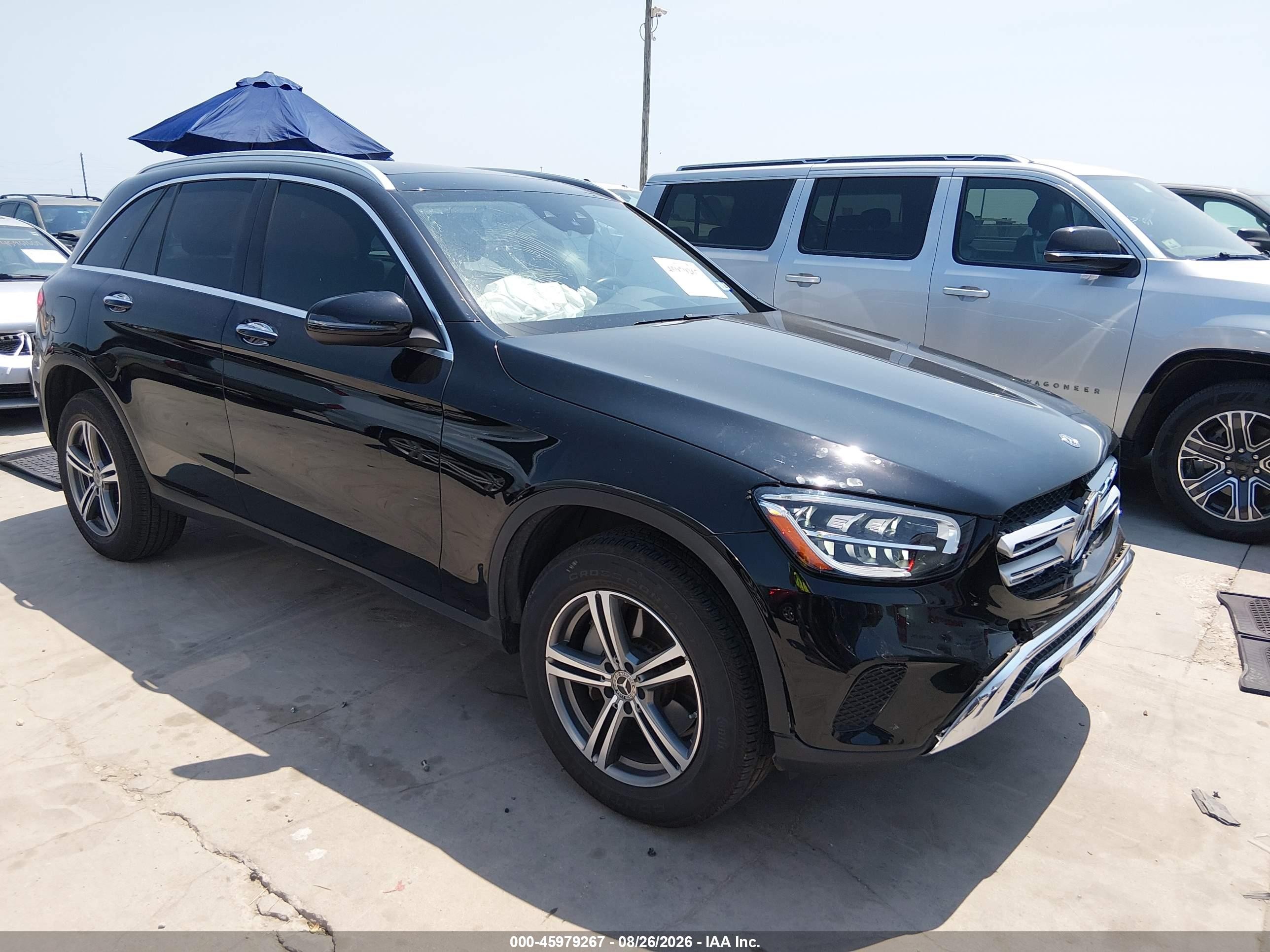 2020 Mercedes-Benz GLC-Class VIN W1N0G8DBXLF828038 — IAAI salvage auction photo