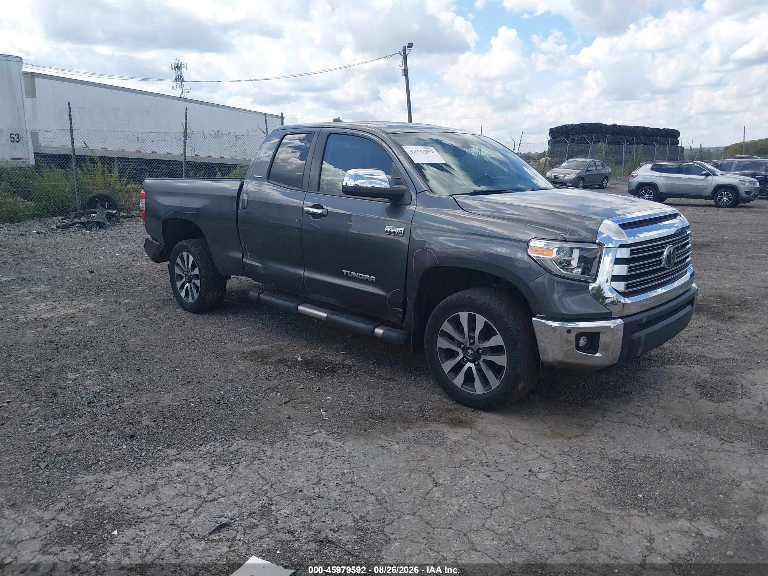 2020 Toyota Tundra VIN 5TFBY5F18LX904205 — IAAI salvage auction photo